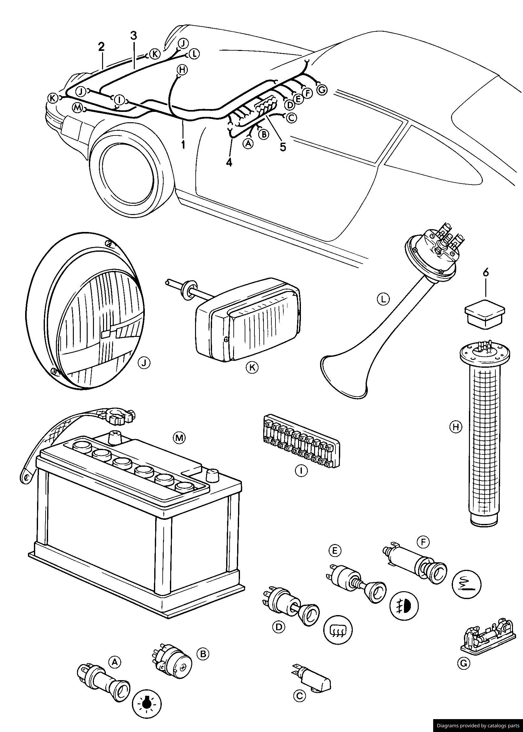 Car part diagram