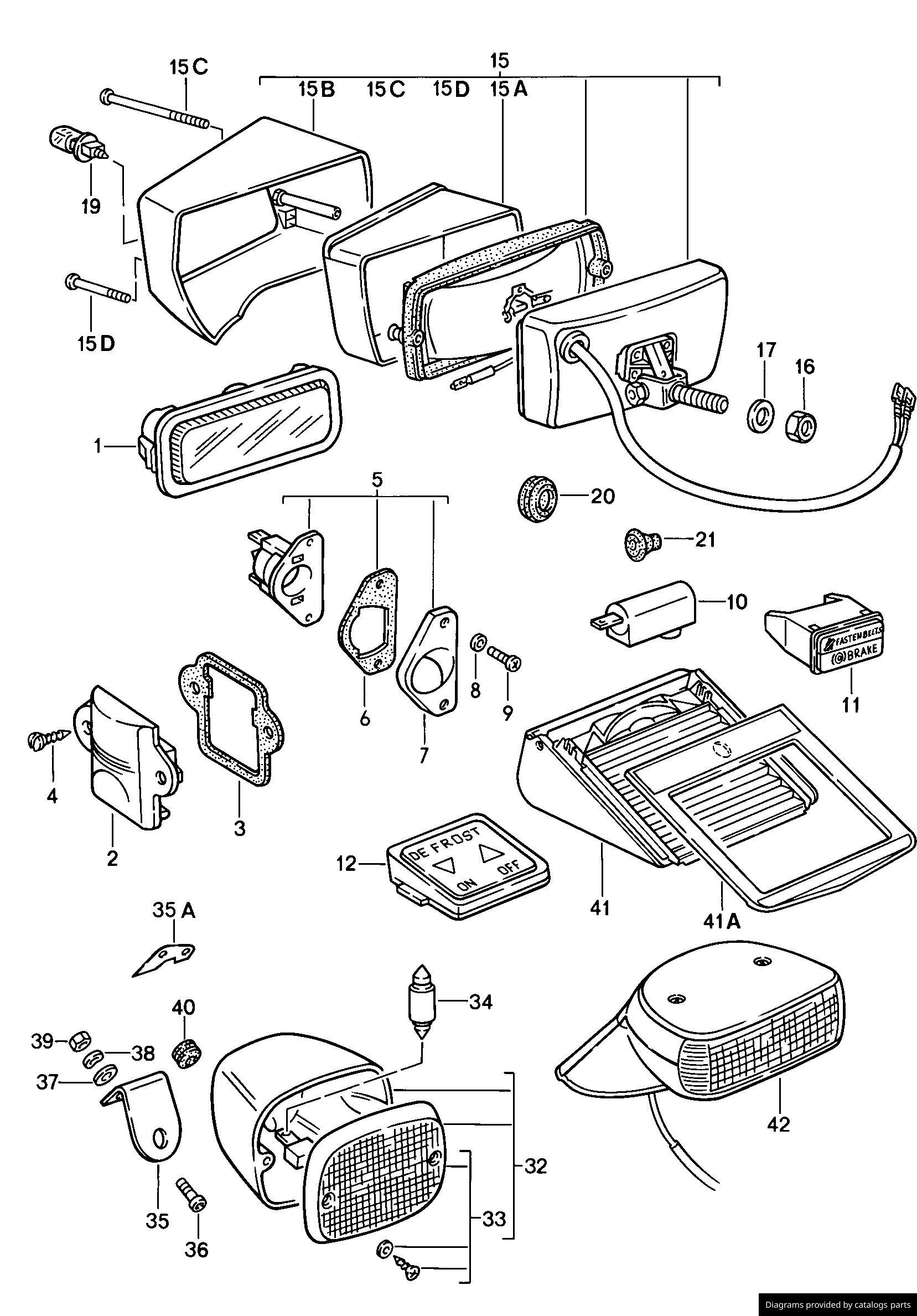 Car part diagram