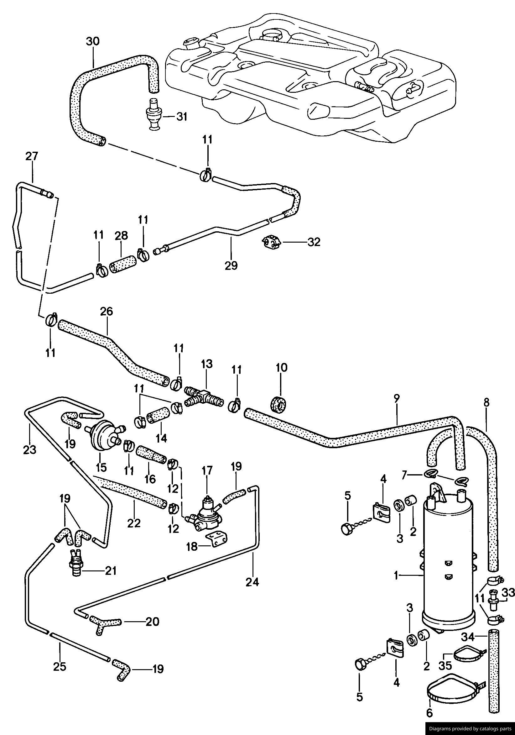 Car part diagram