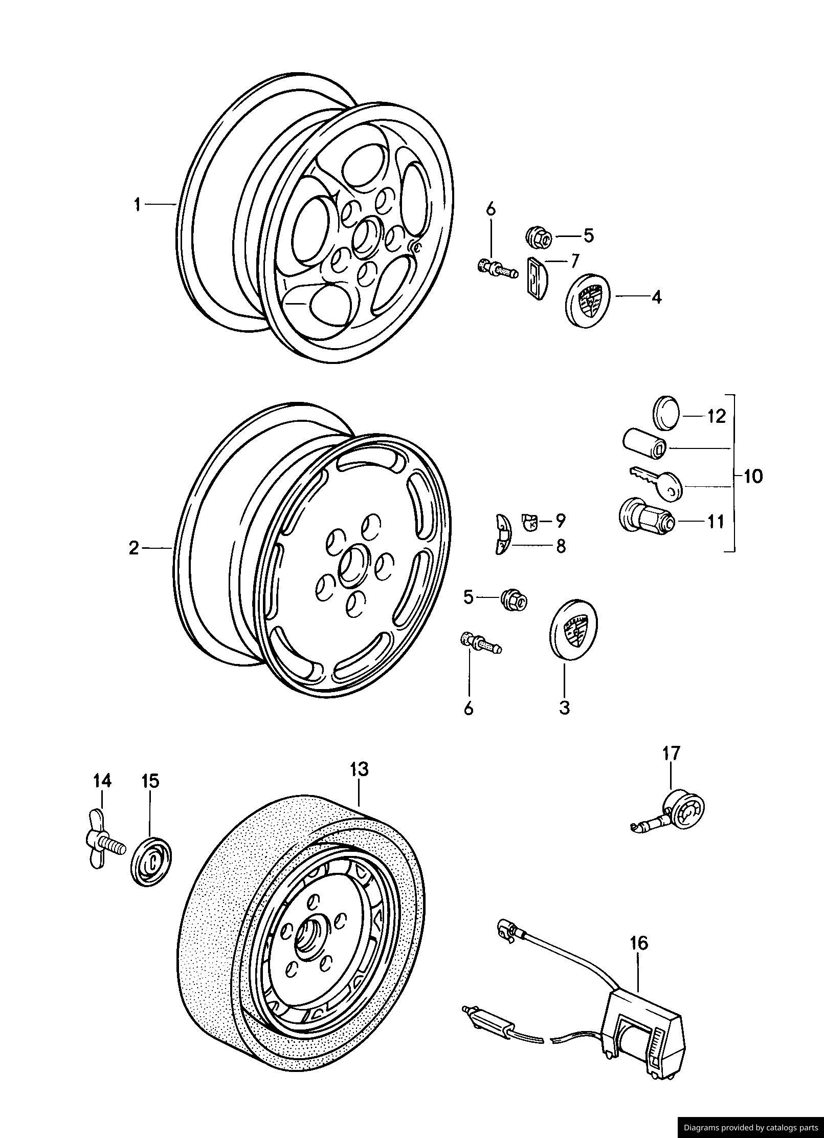 Car part diagram