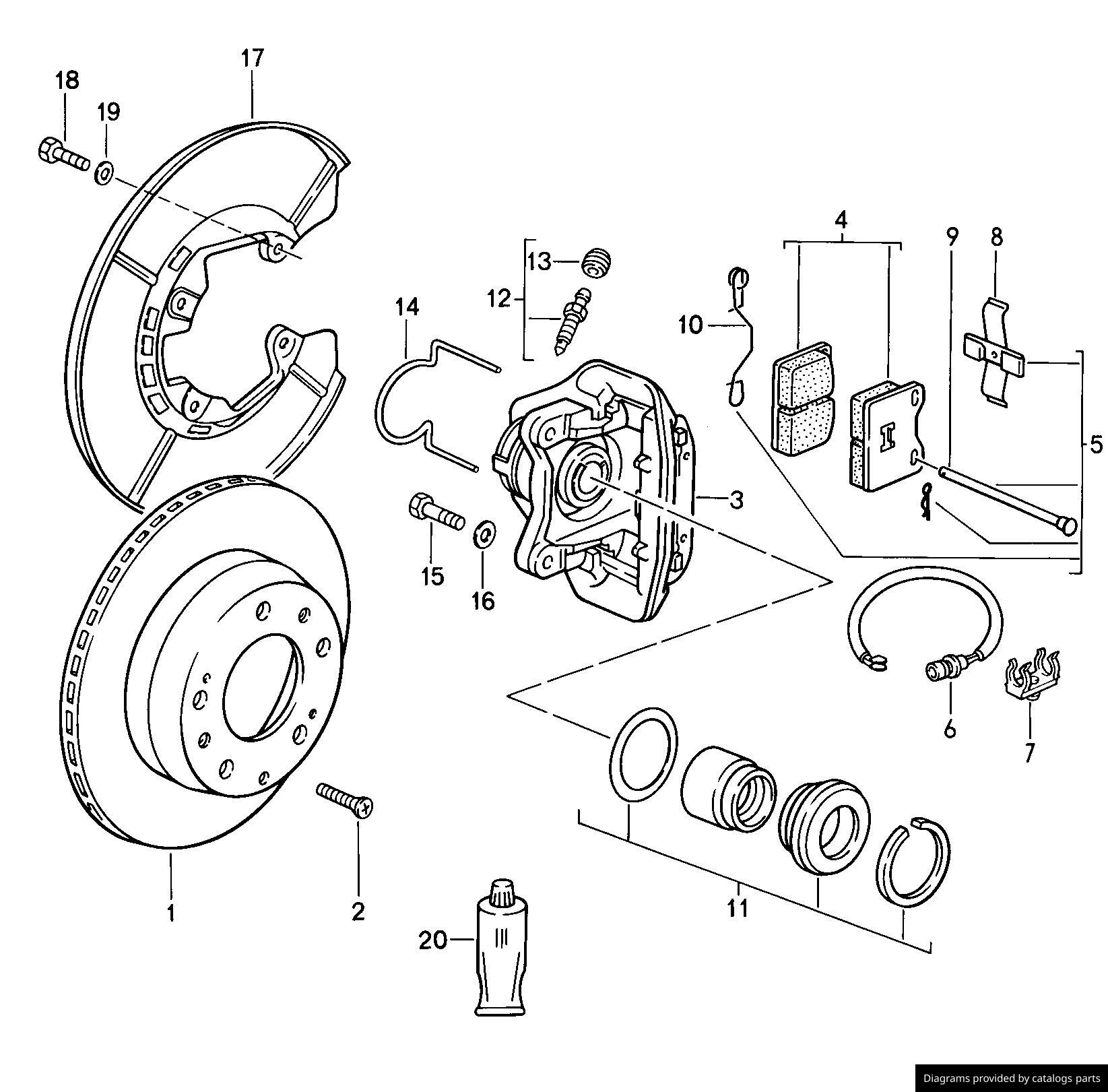 Porsche Brake Disc 94435204103 LLLParts