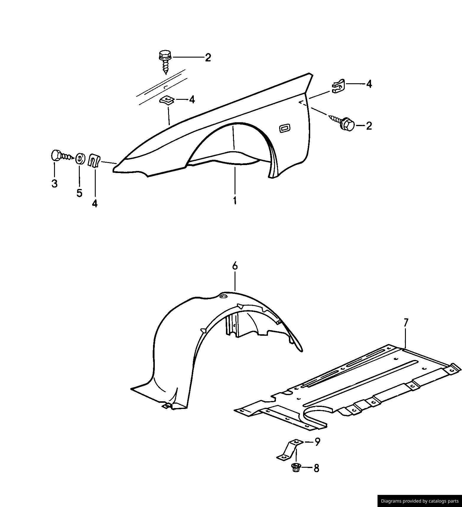 Car part diagram