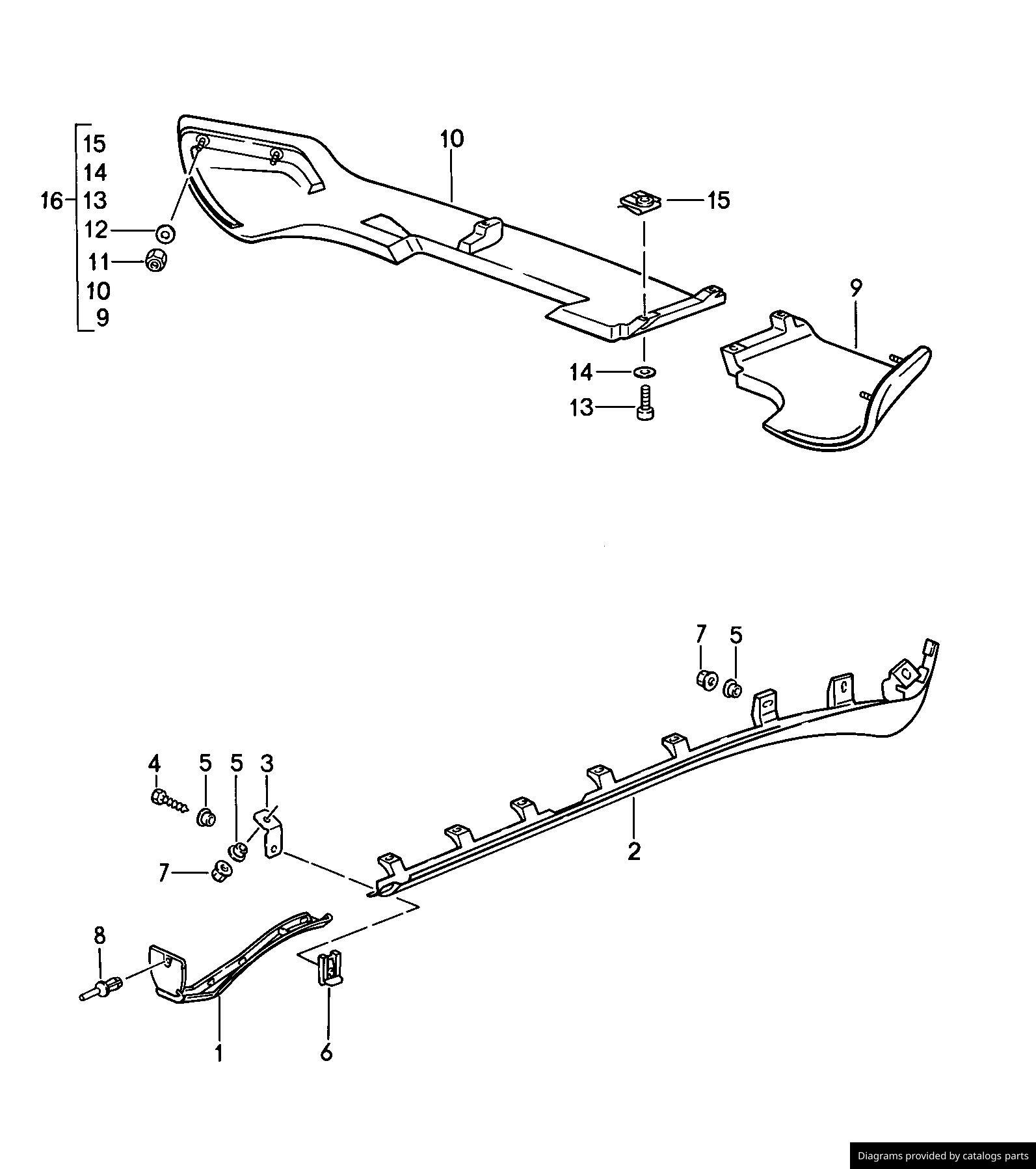 Car part diagram