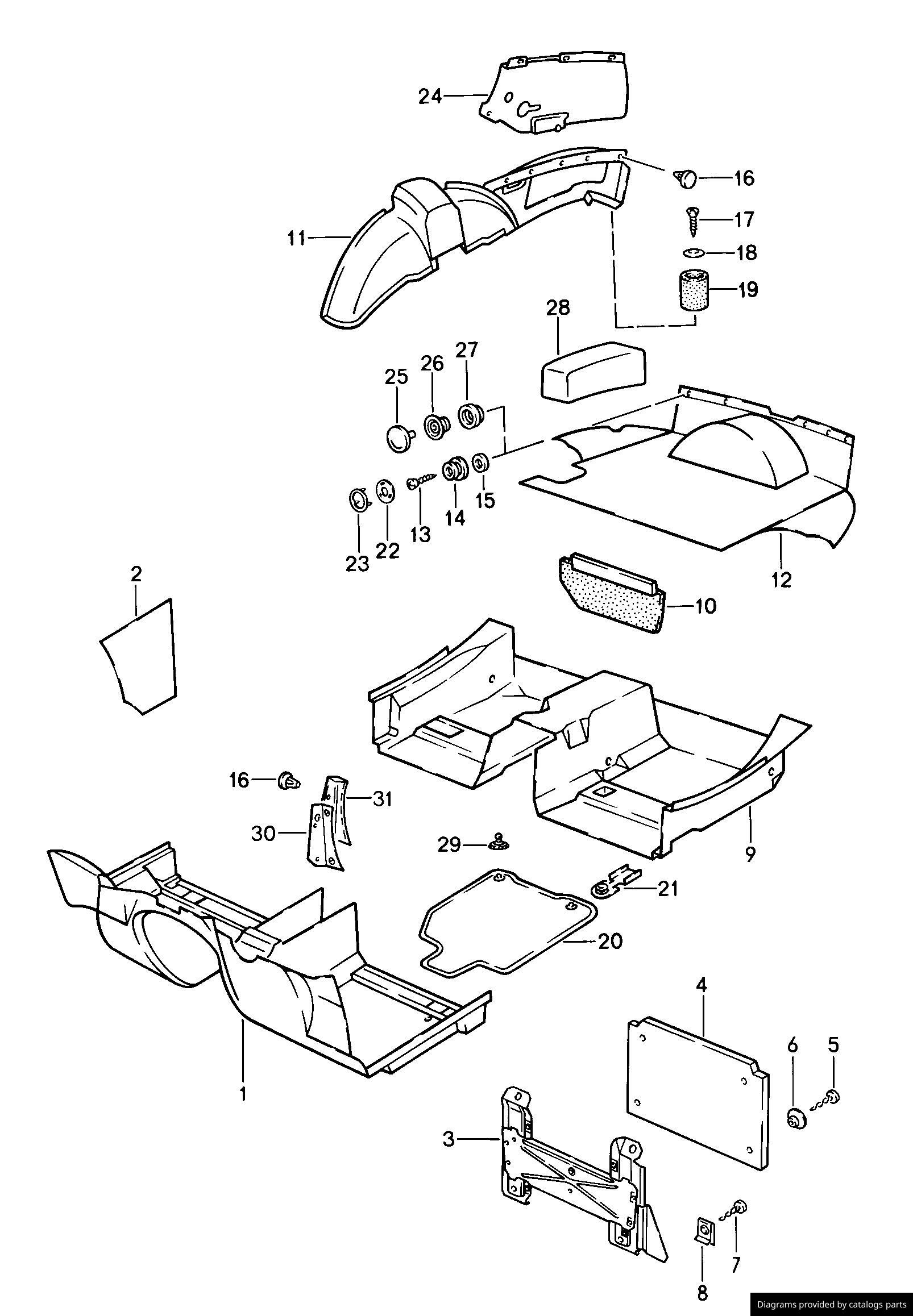 Car part diagram