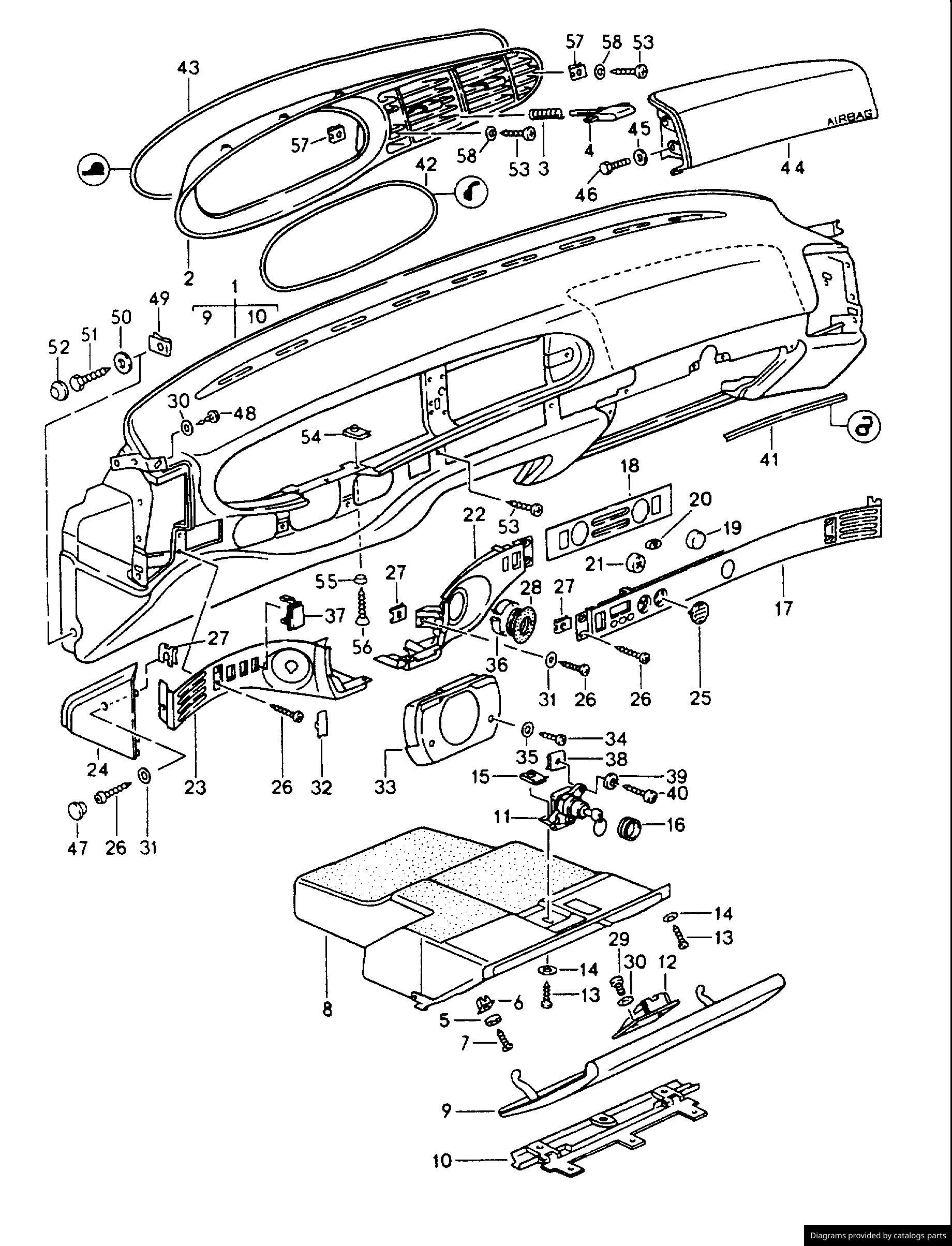 Car part diagram
