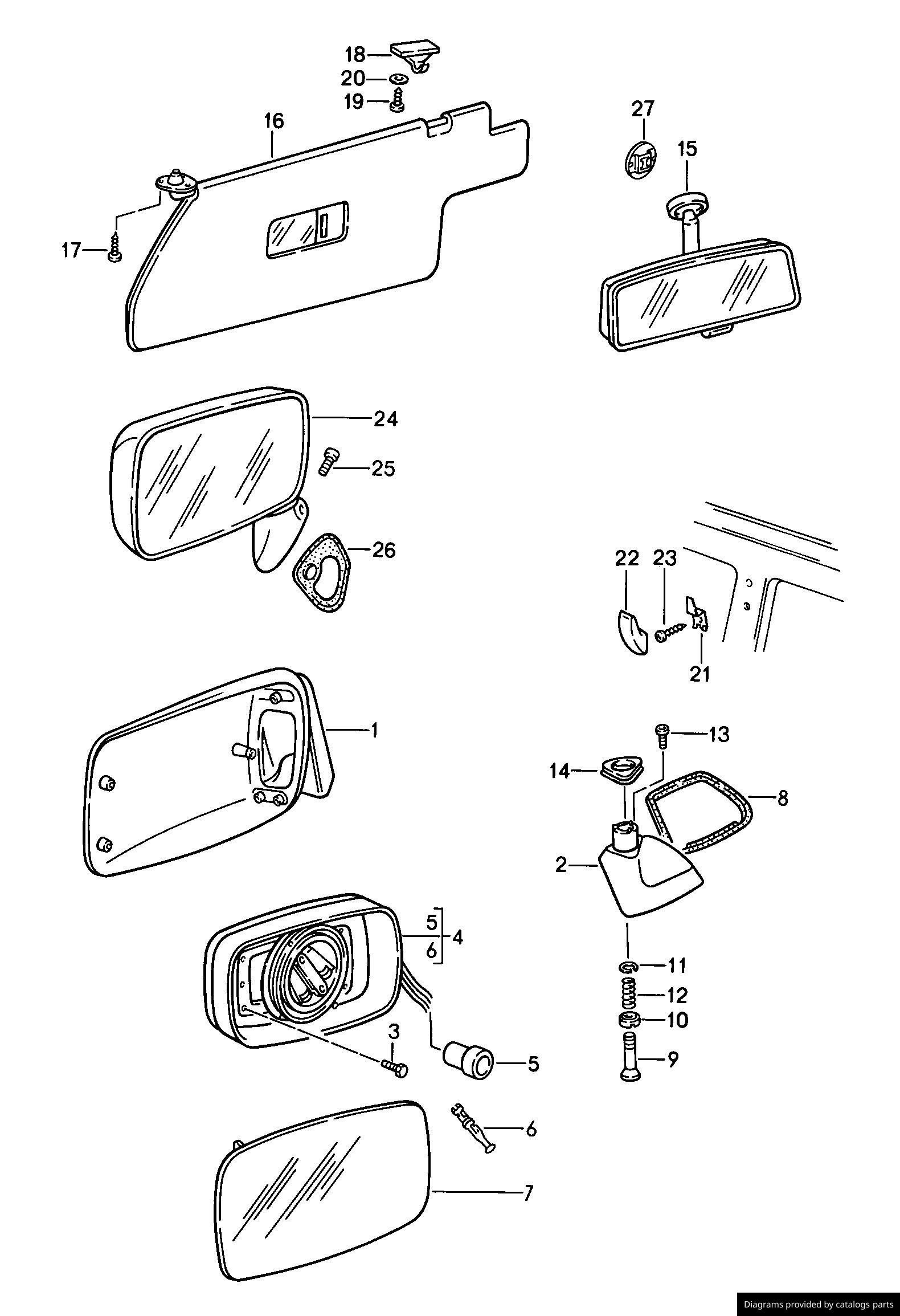 Car part diagram