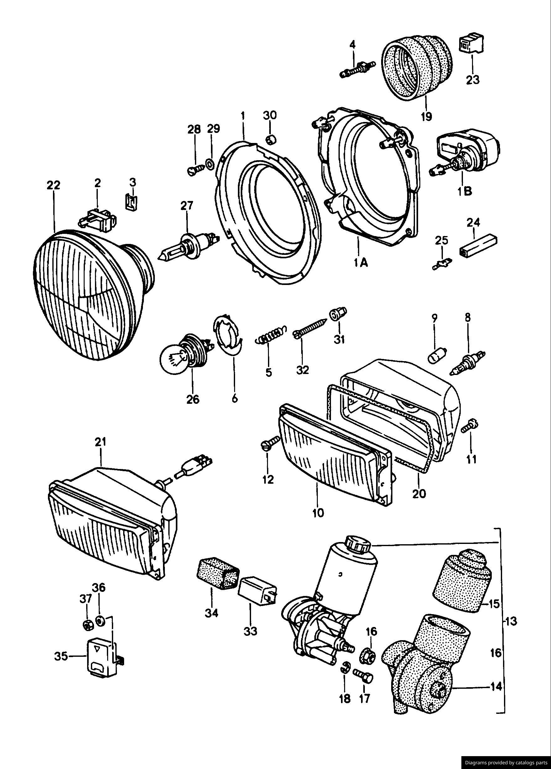 Car part diagram