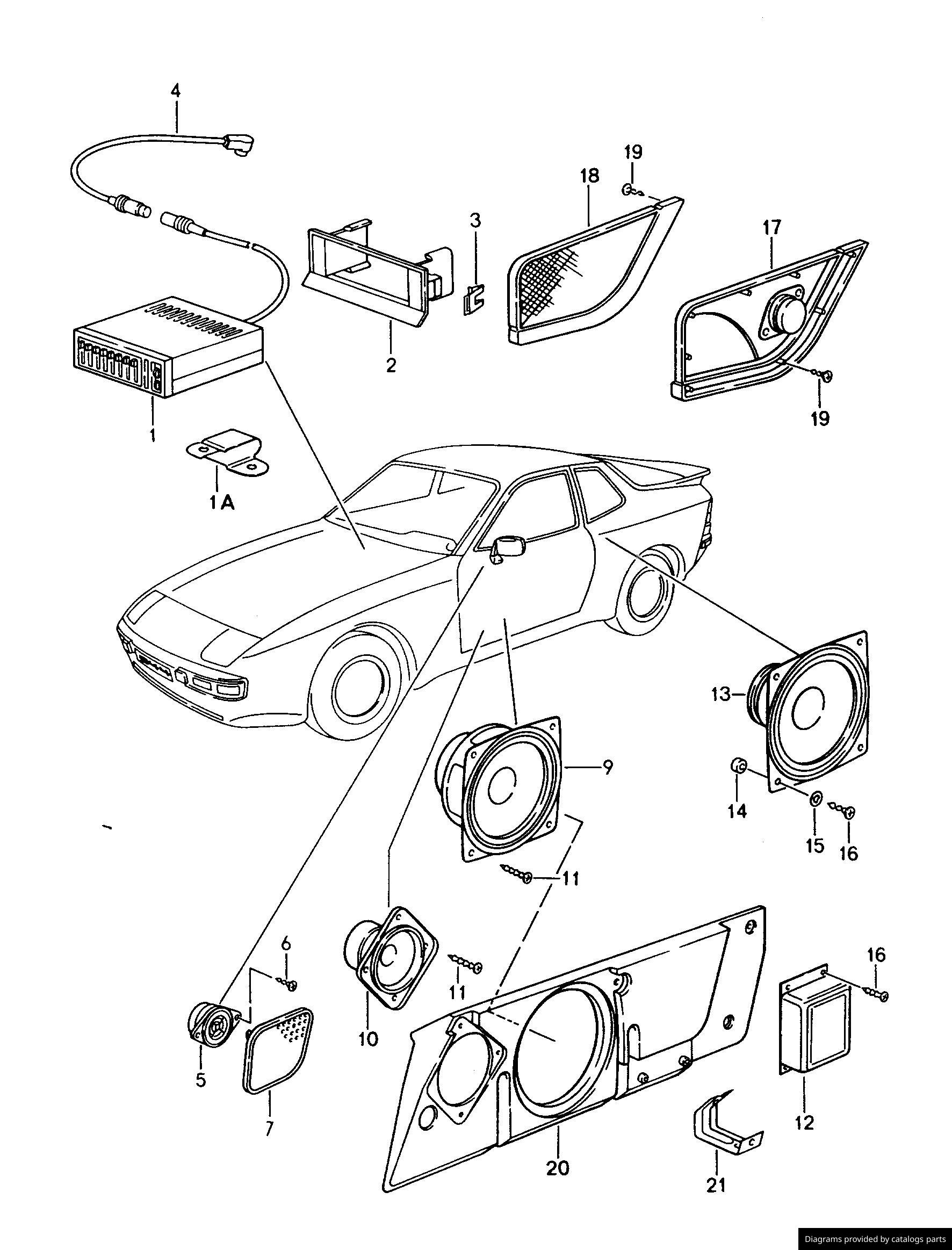 Car part diagram
