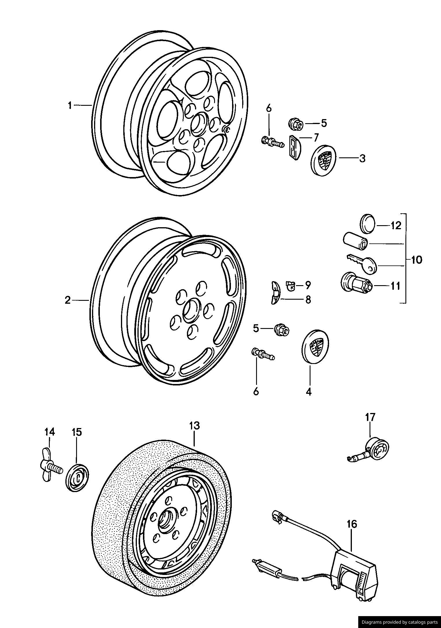 Car part diagram