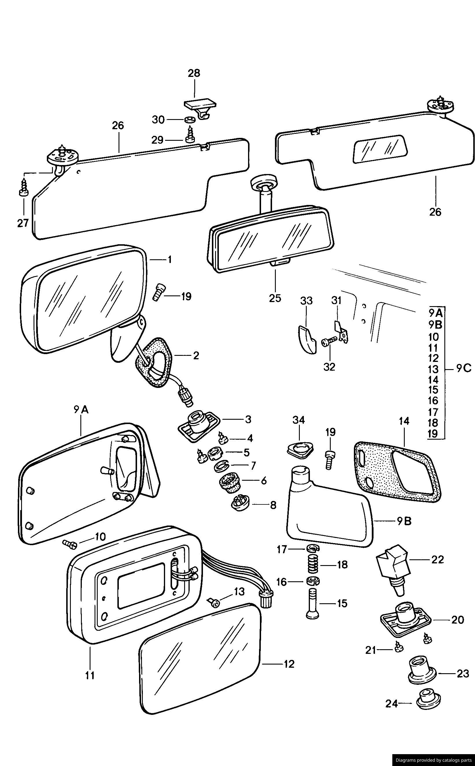Car part diagram