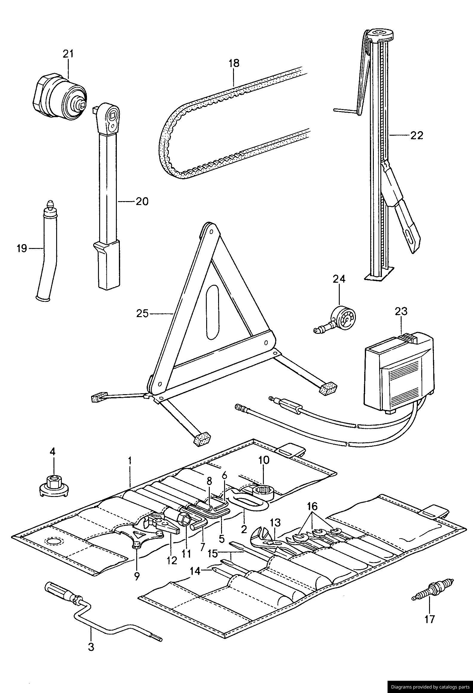 Car part diagram