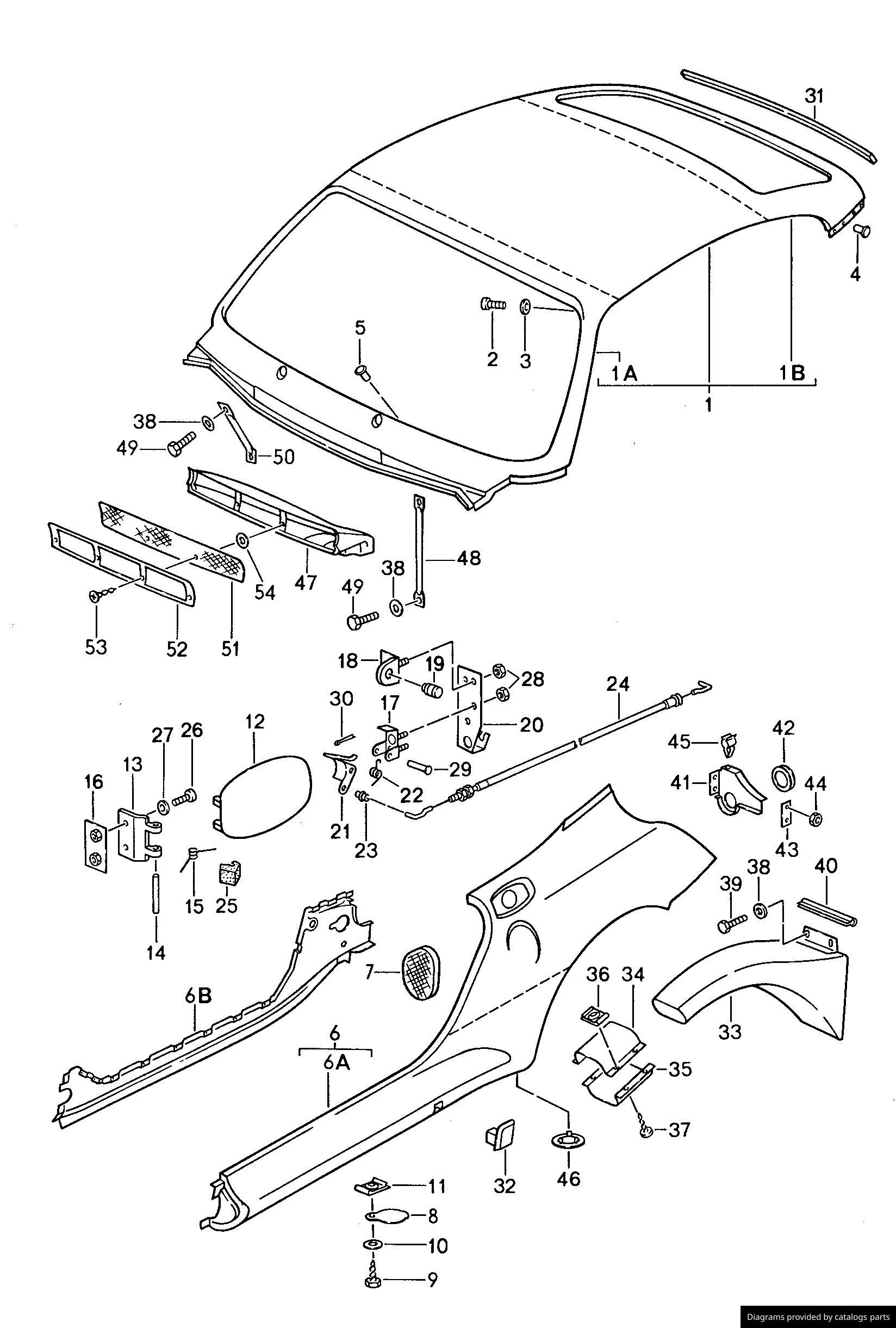 Car part diagram