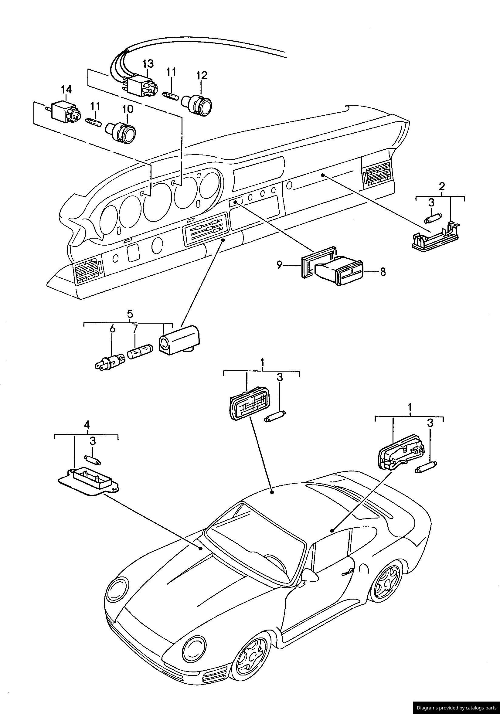 Car part diagram