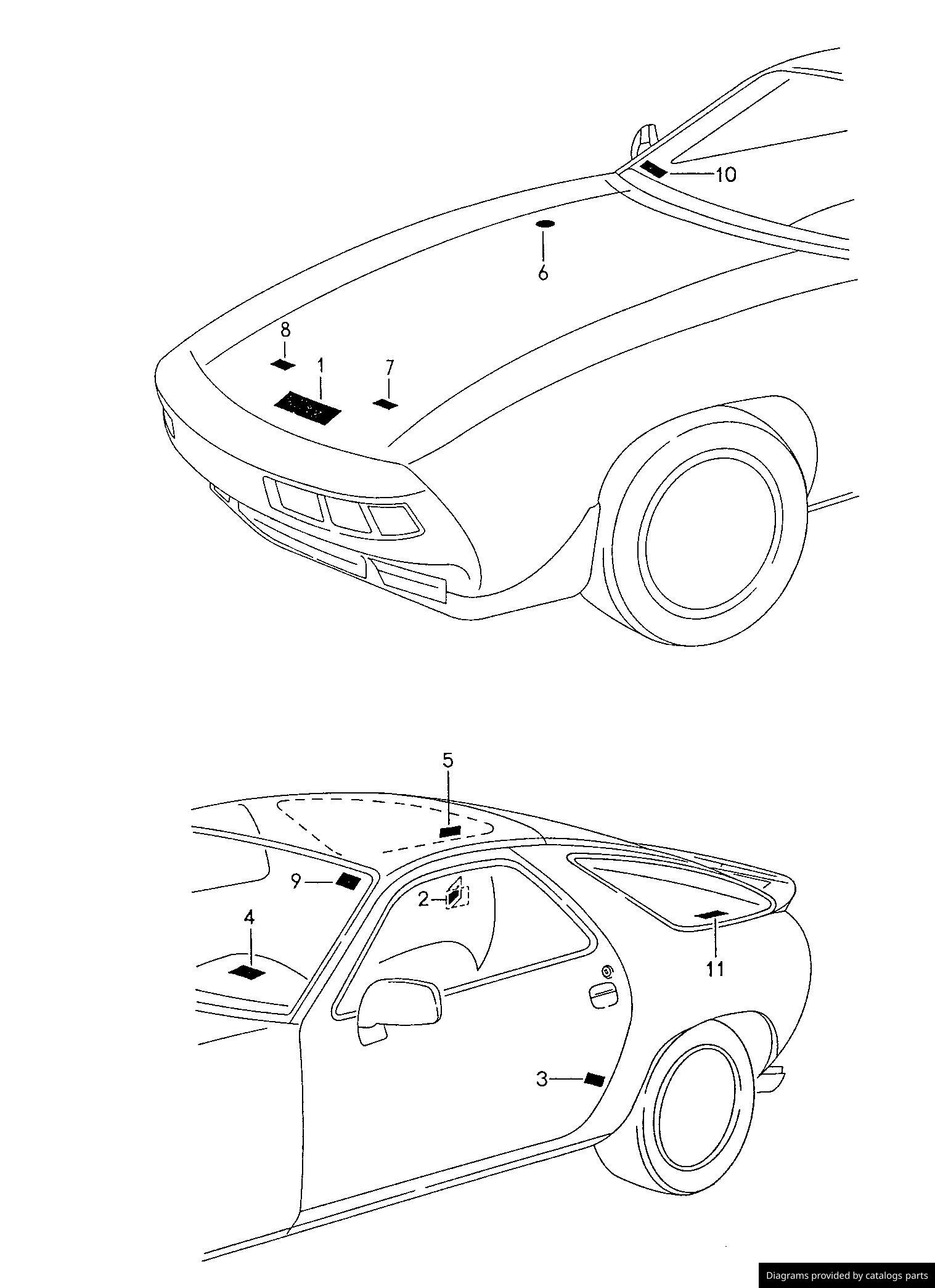 Car part diagram