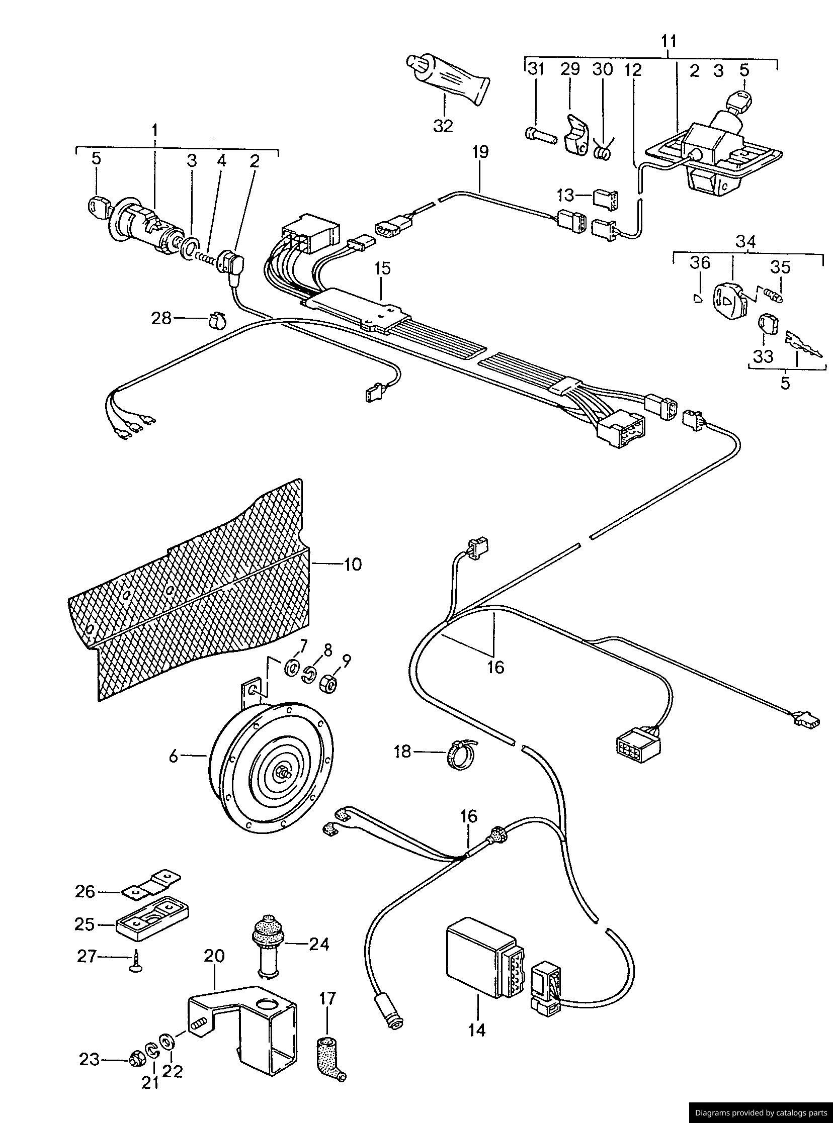 Car part diagram
