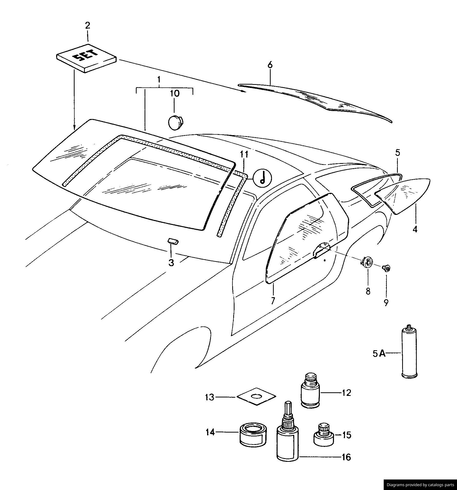 Car part diagram