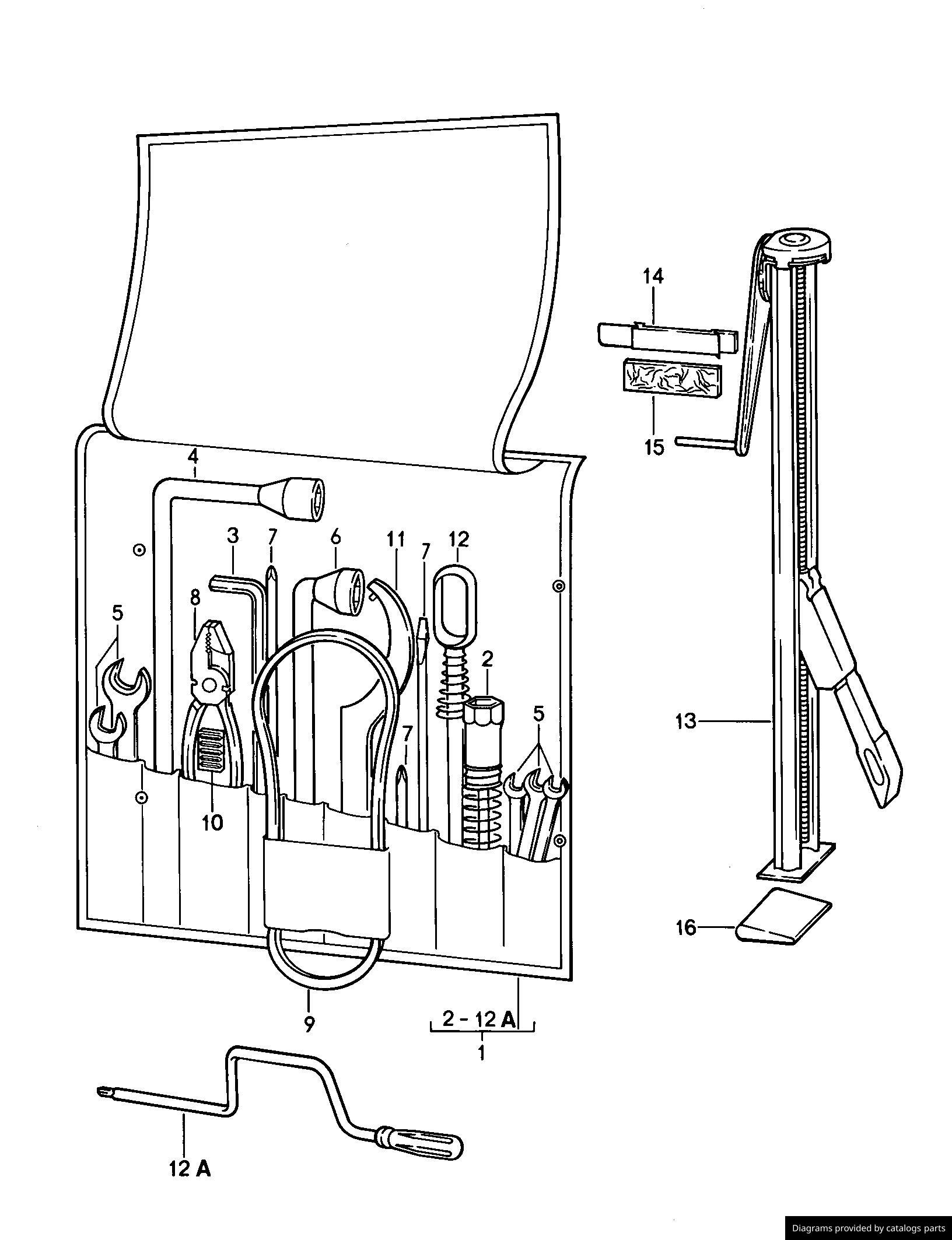 Car part diagram