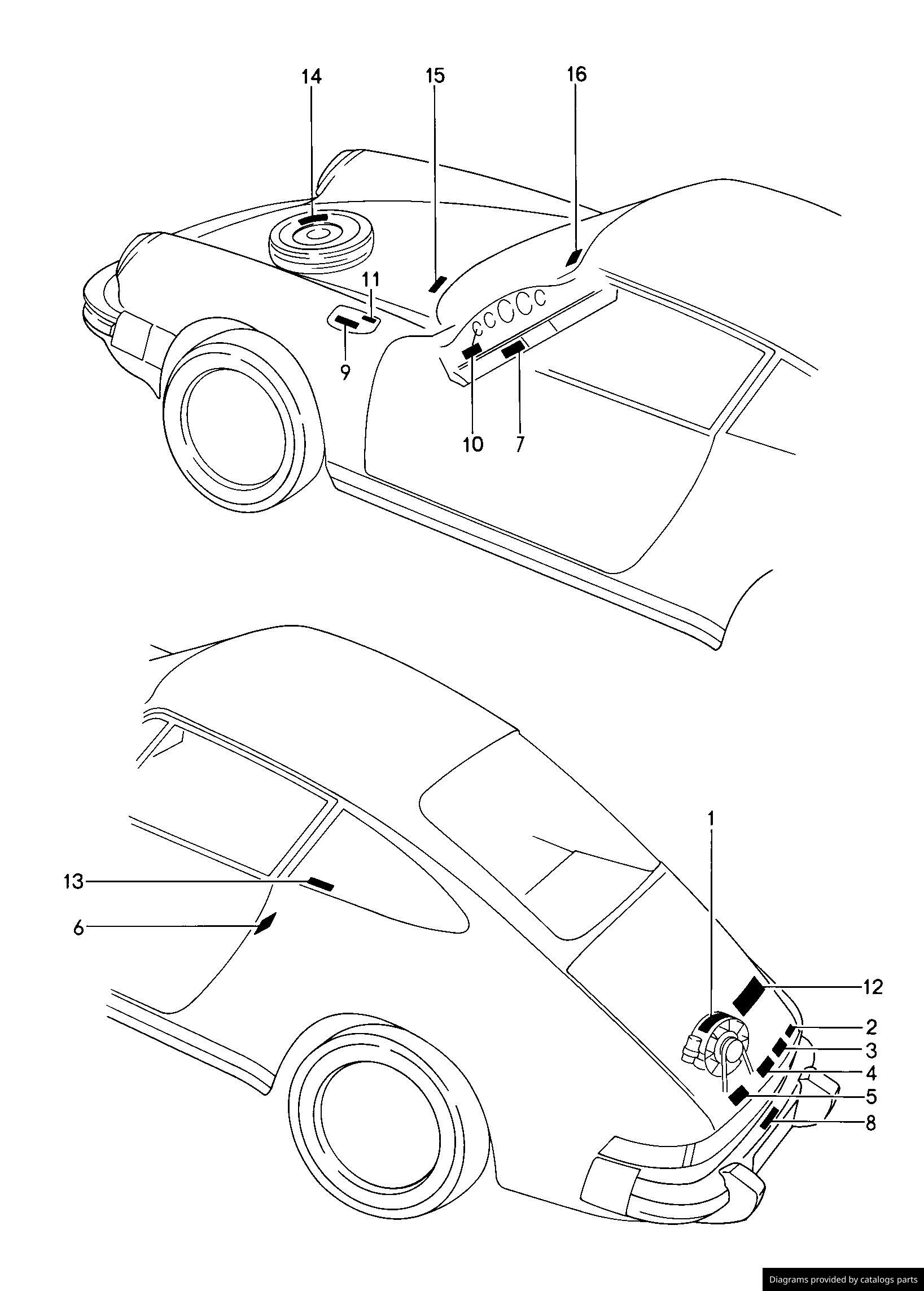Car part diagram