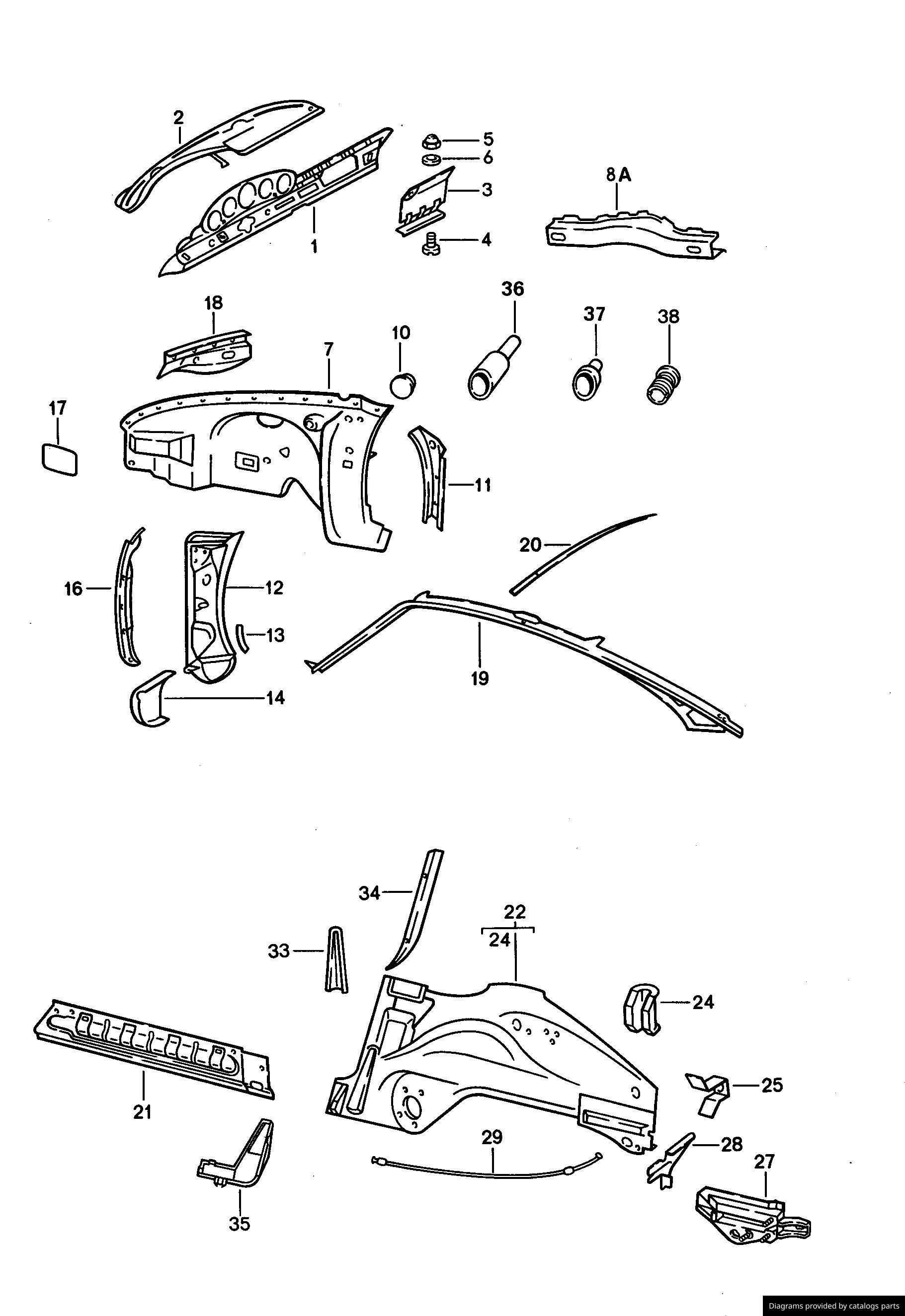 Car part diagram