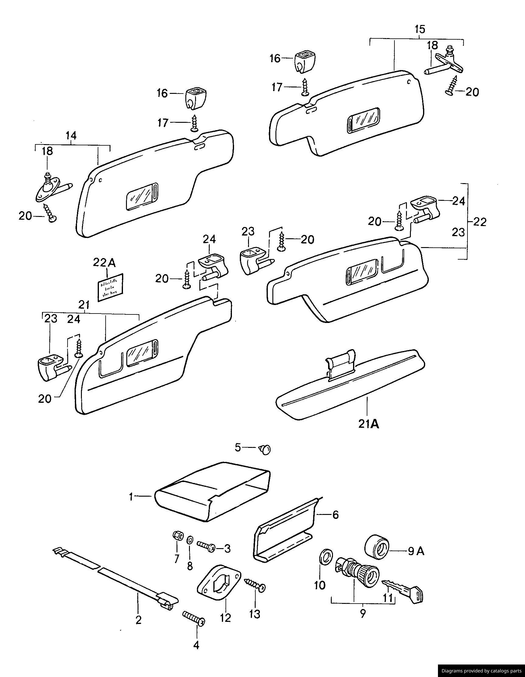 Car part diagram