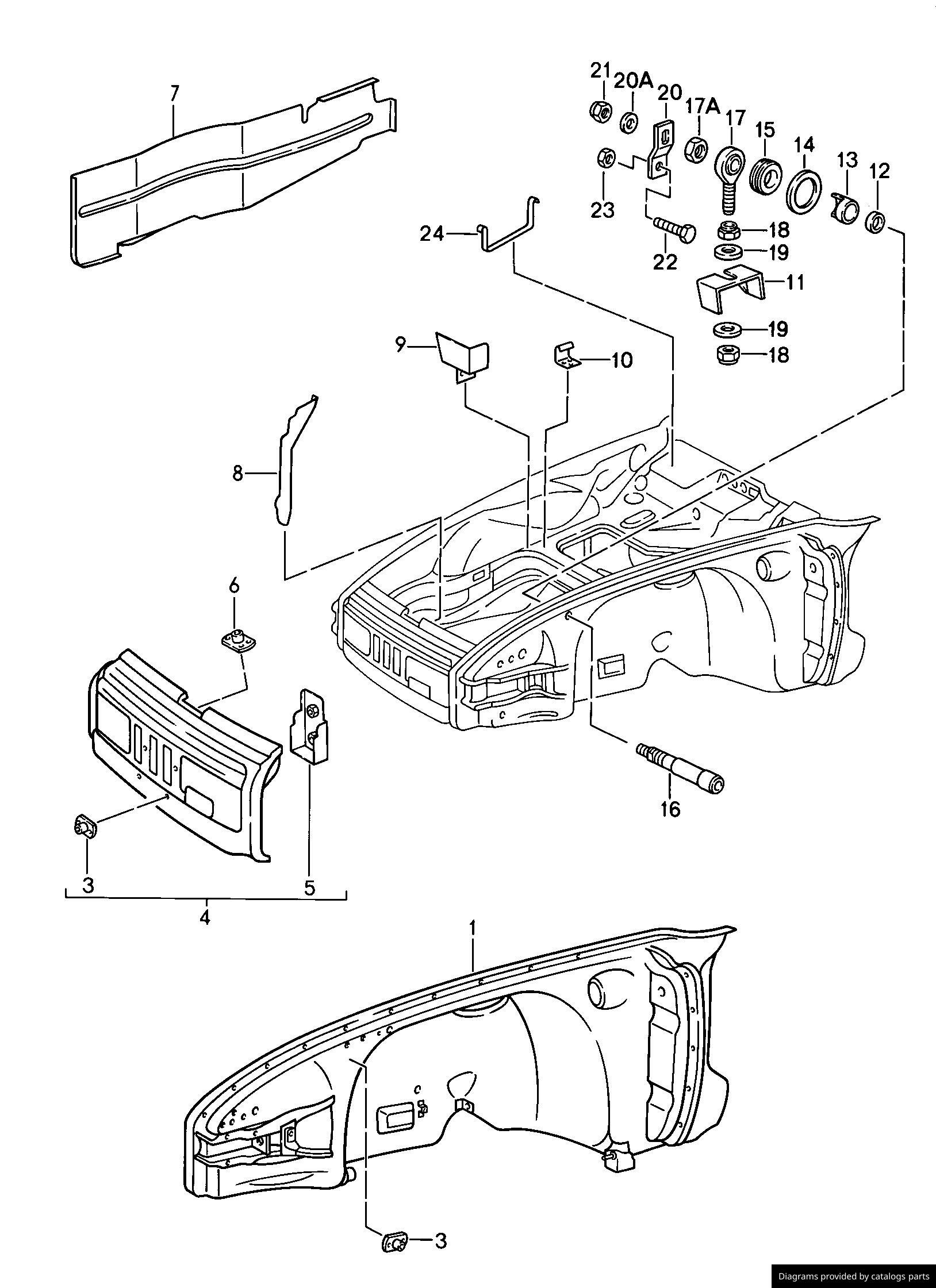 Car part diagram