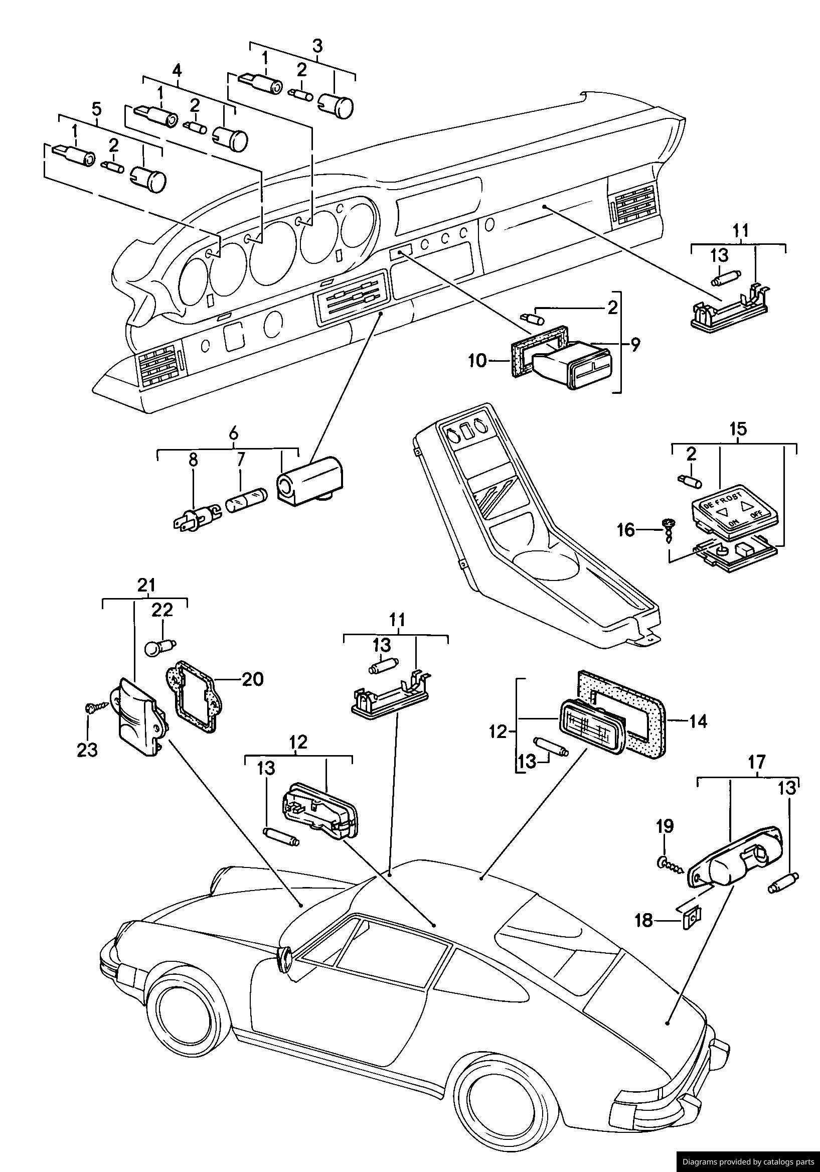 Car part diagram