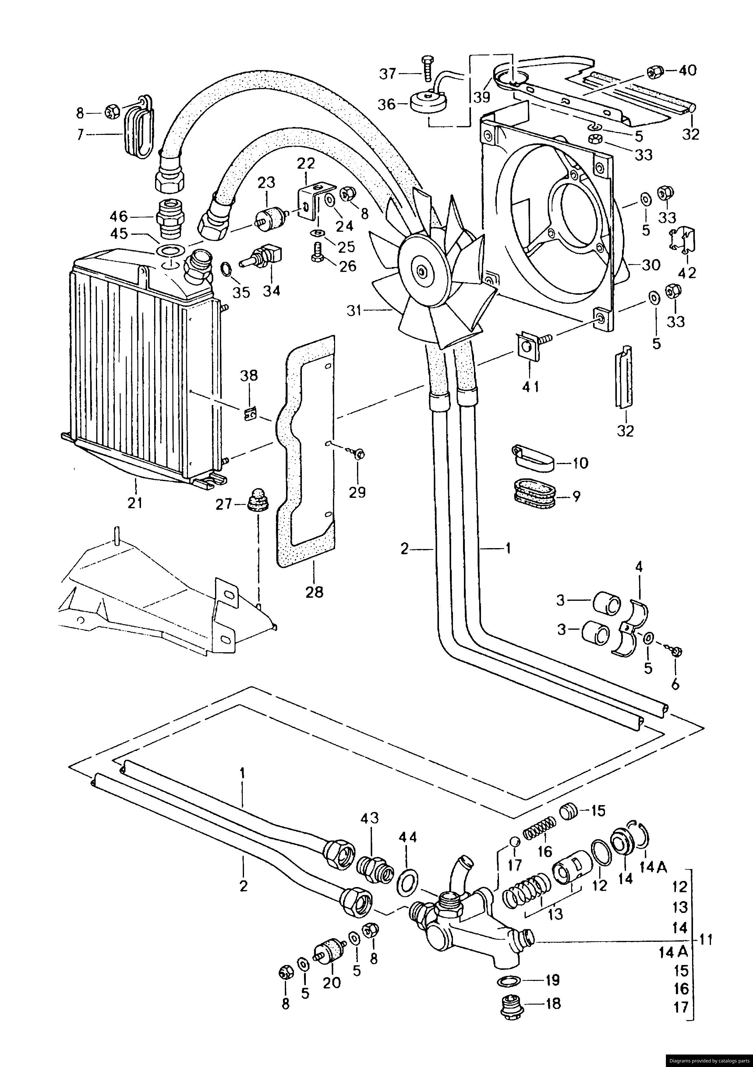 Car part diagram