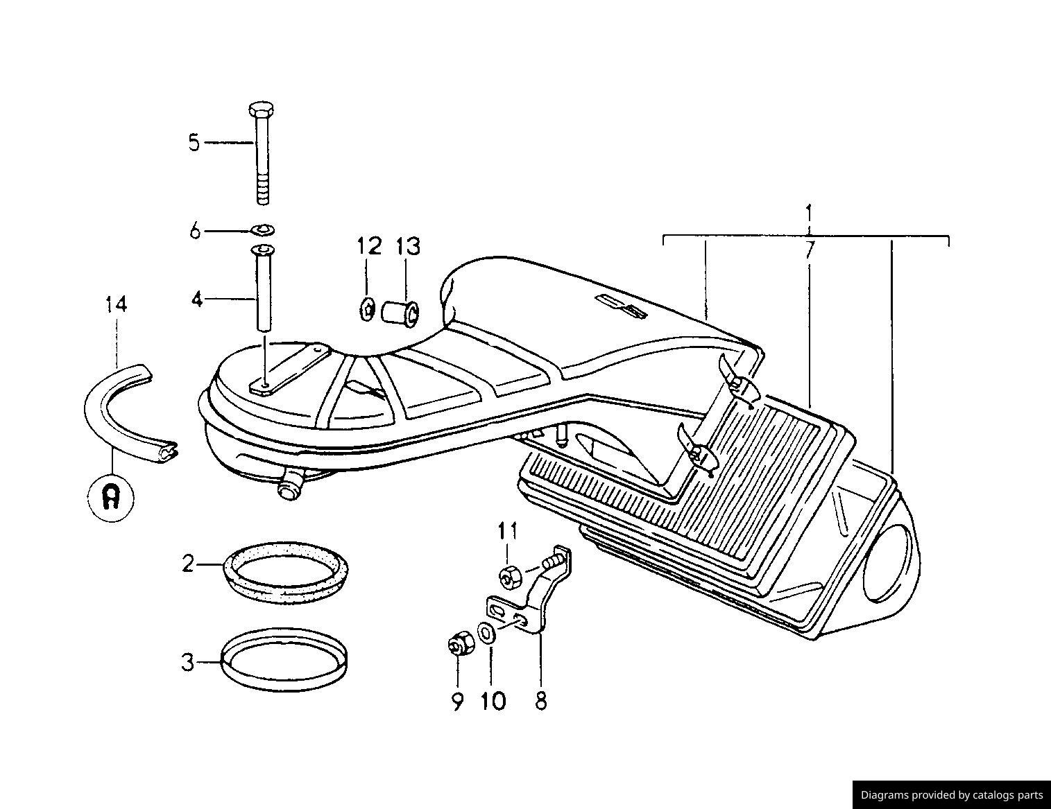 Car part diagram