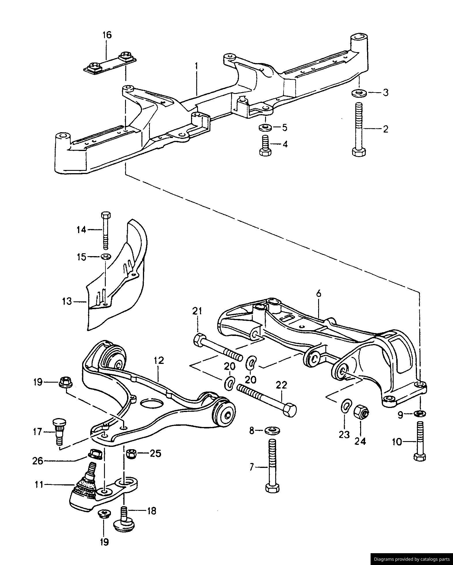 Car part diagram