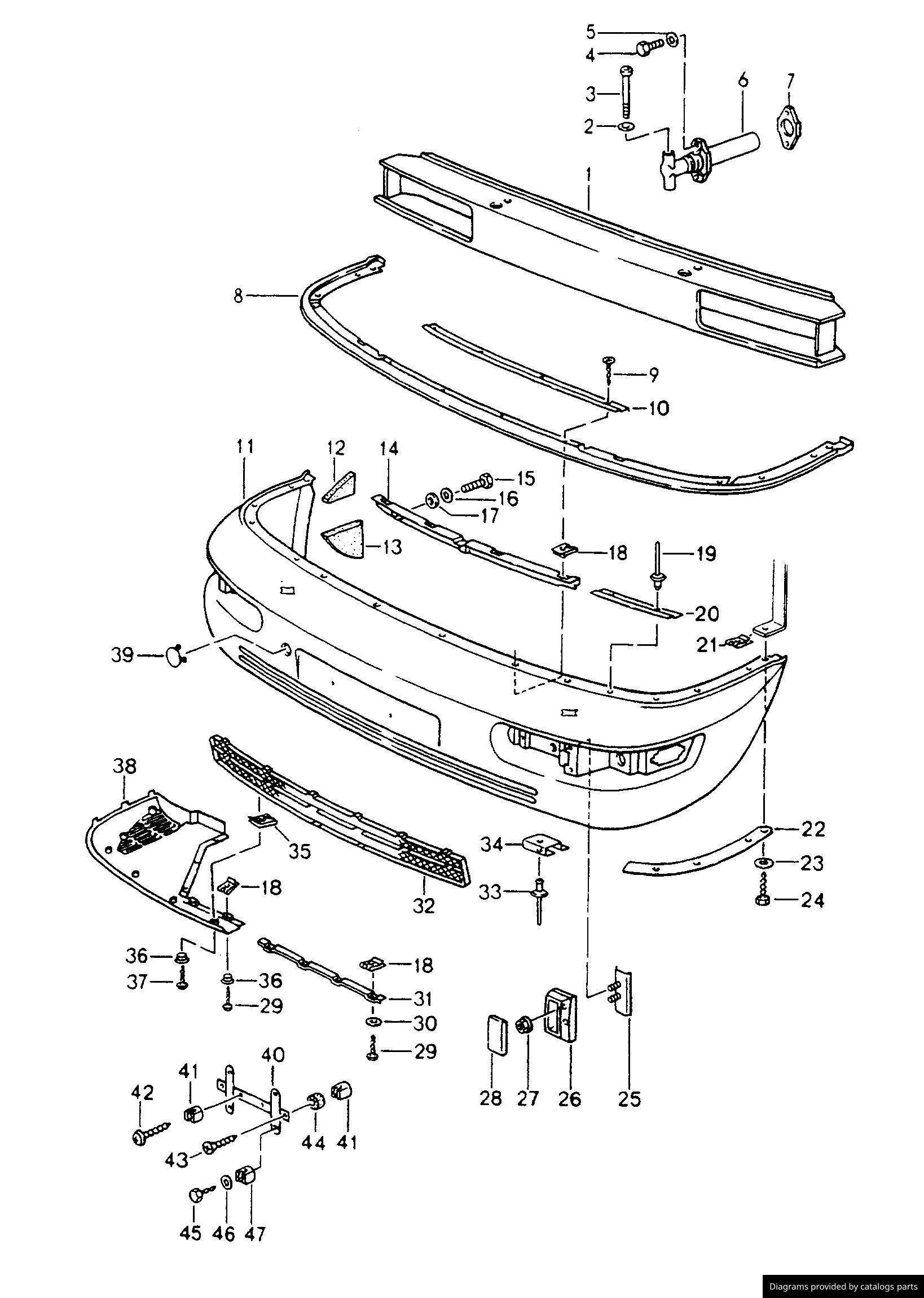 Car part diagram
