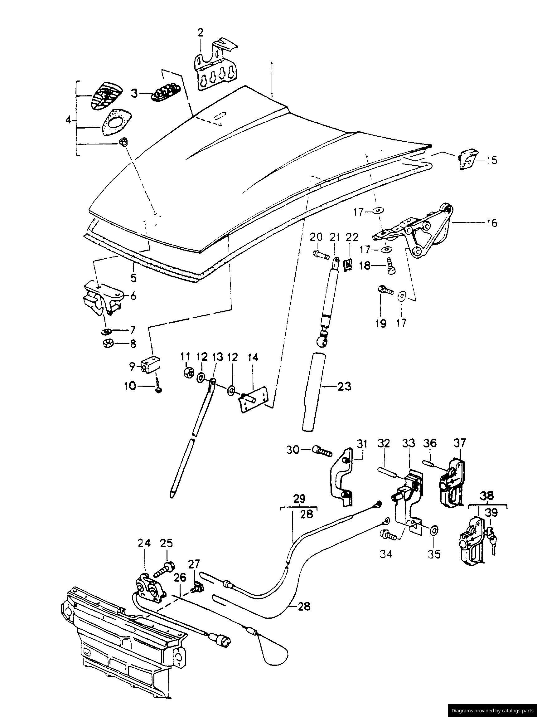 Car part diagram