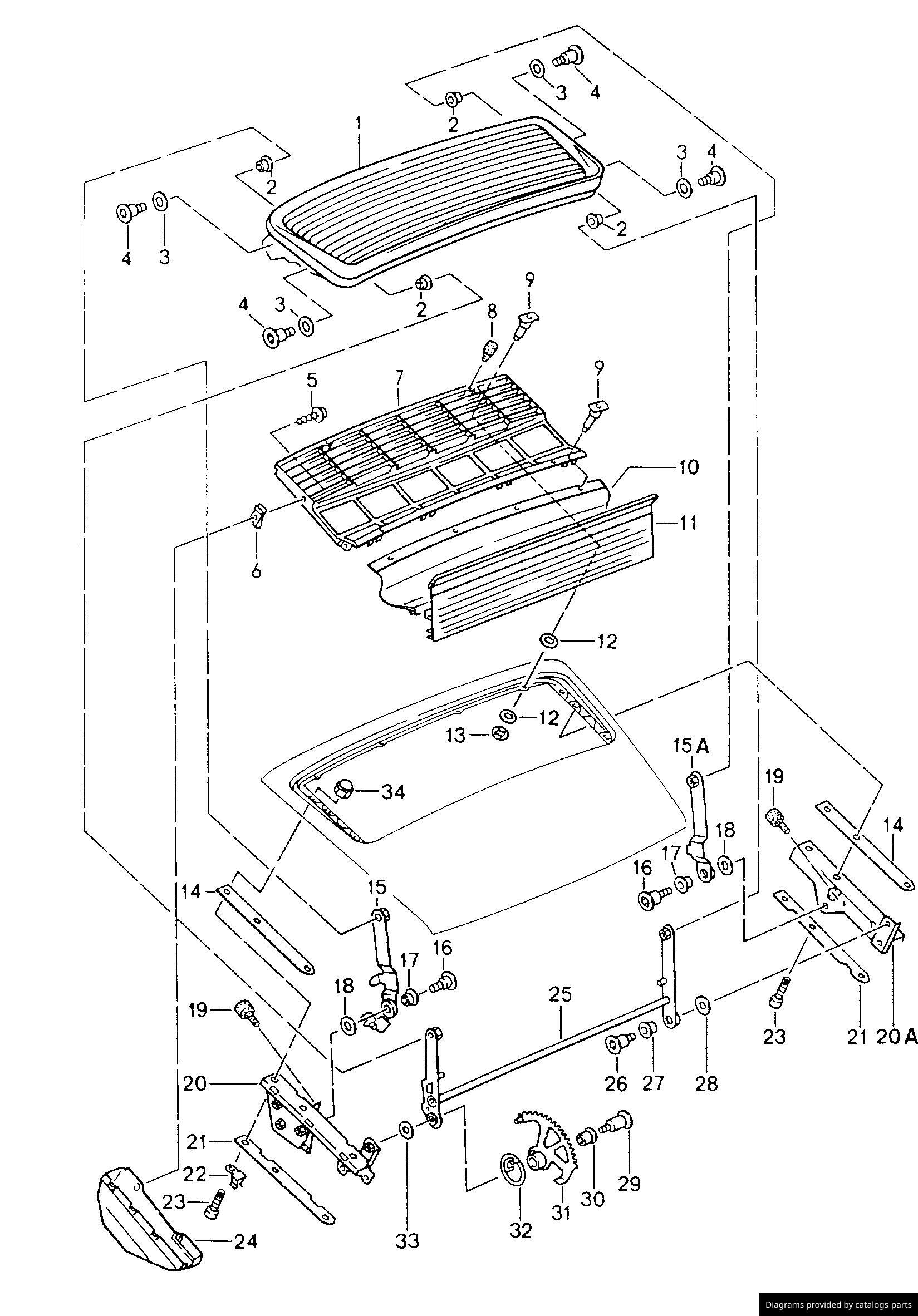 Car part diagram