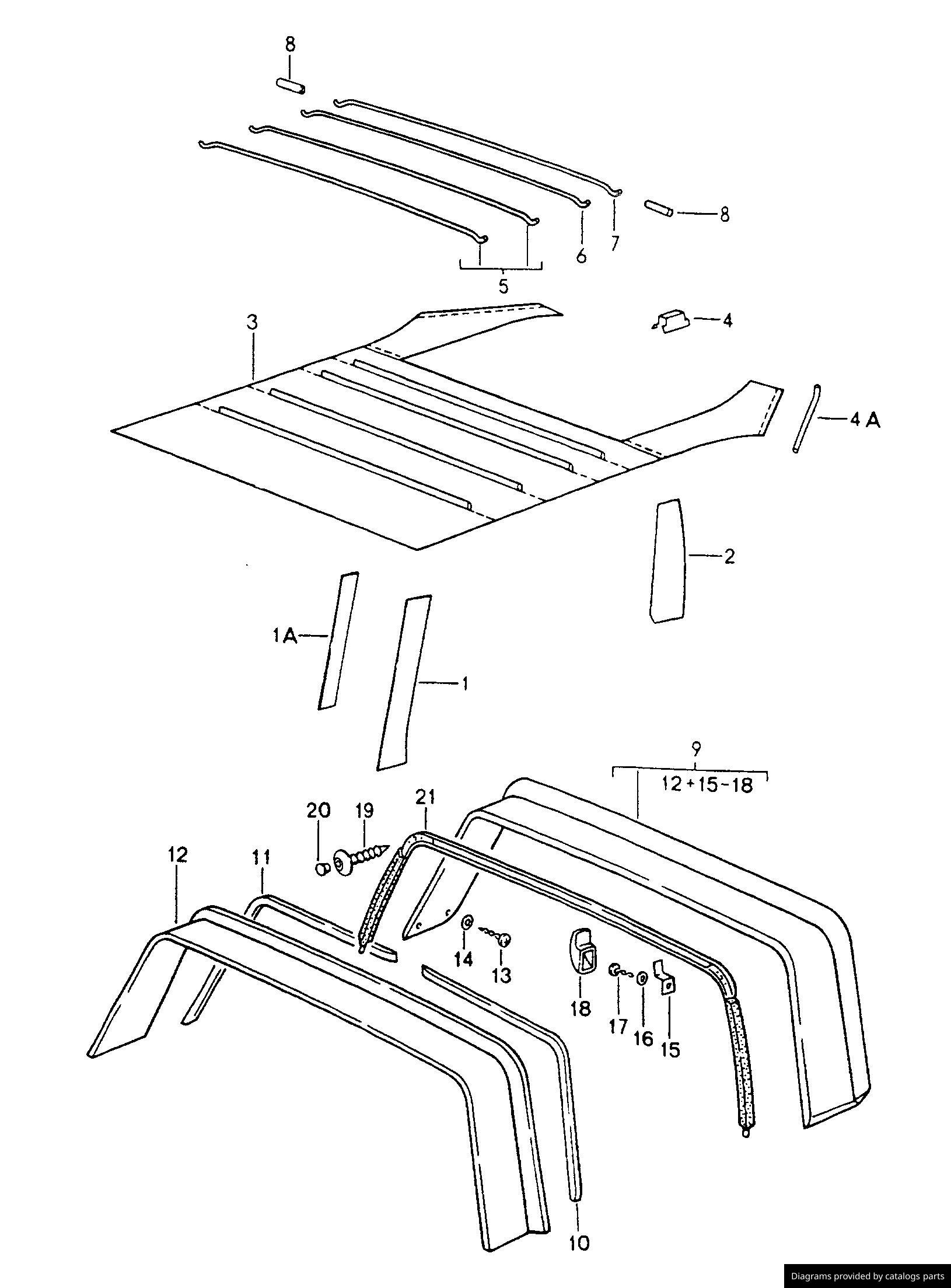 Car part diagram