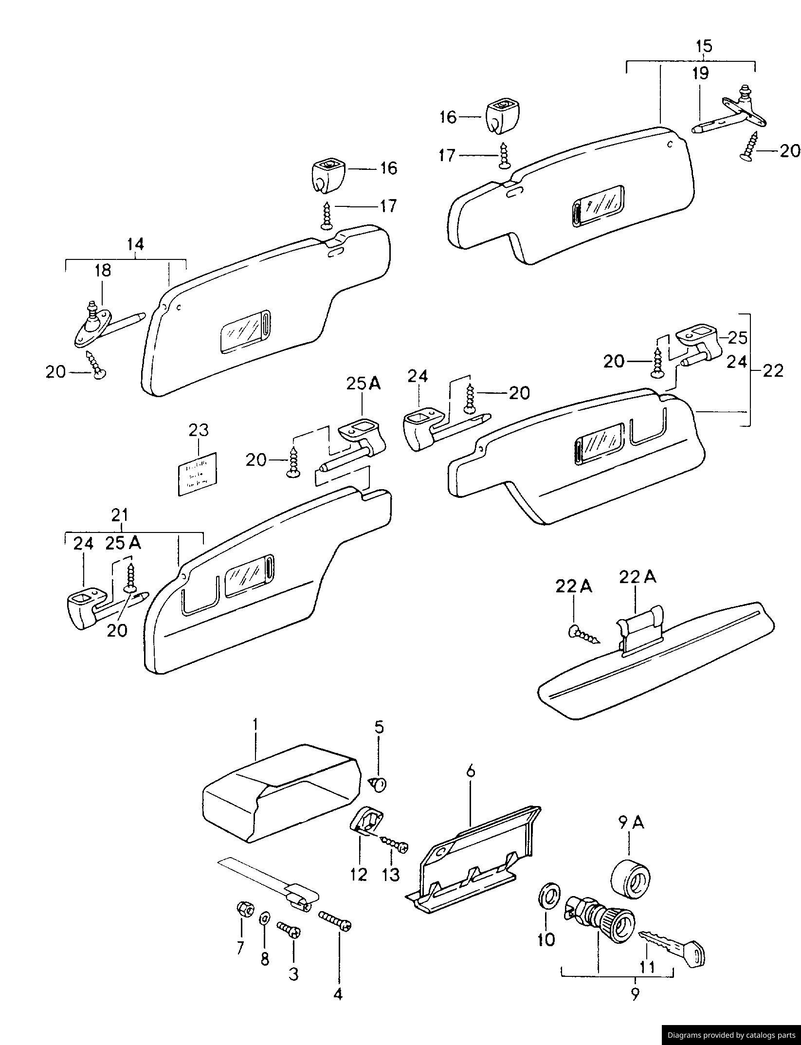 Car part diagram