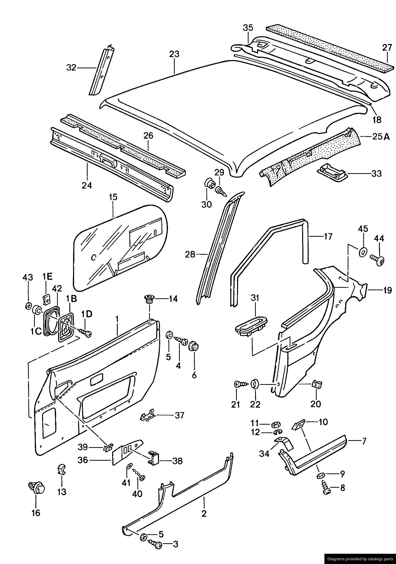 Car part diagram