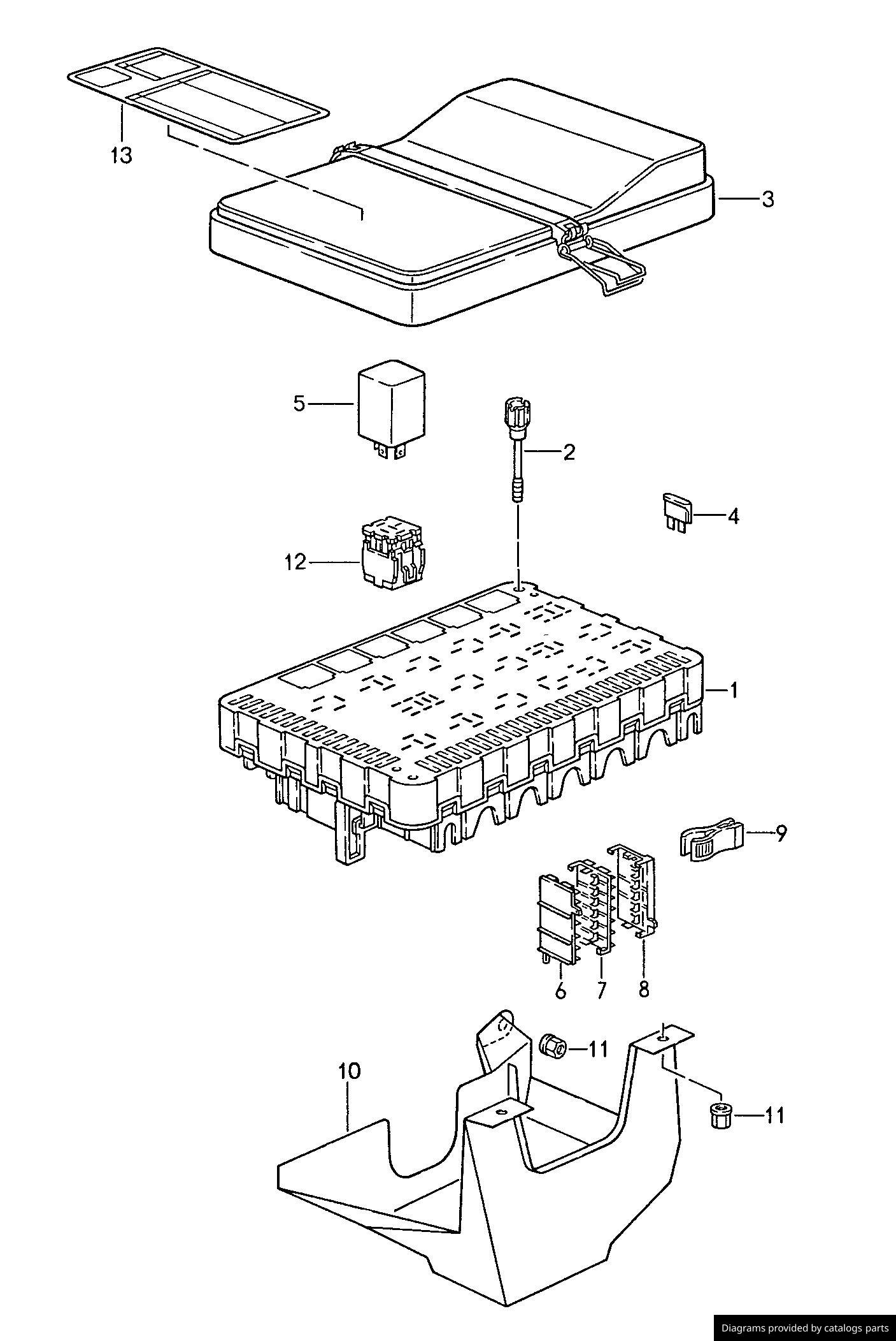 Car part diagram