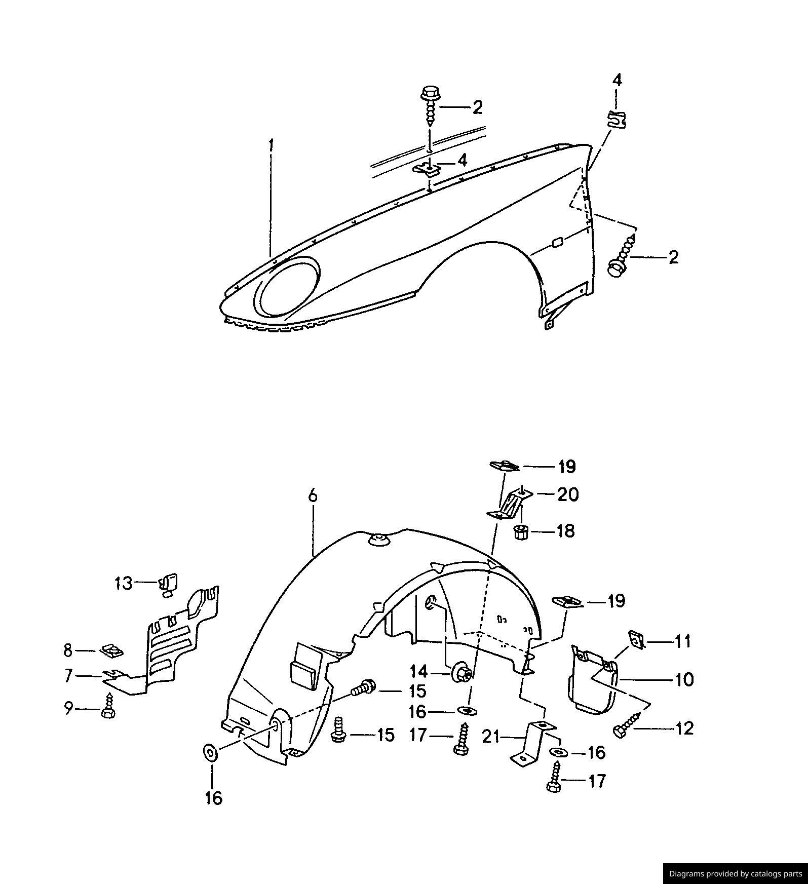 Car part diagram