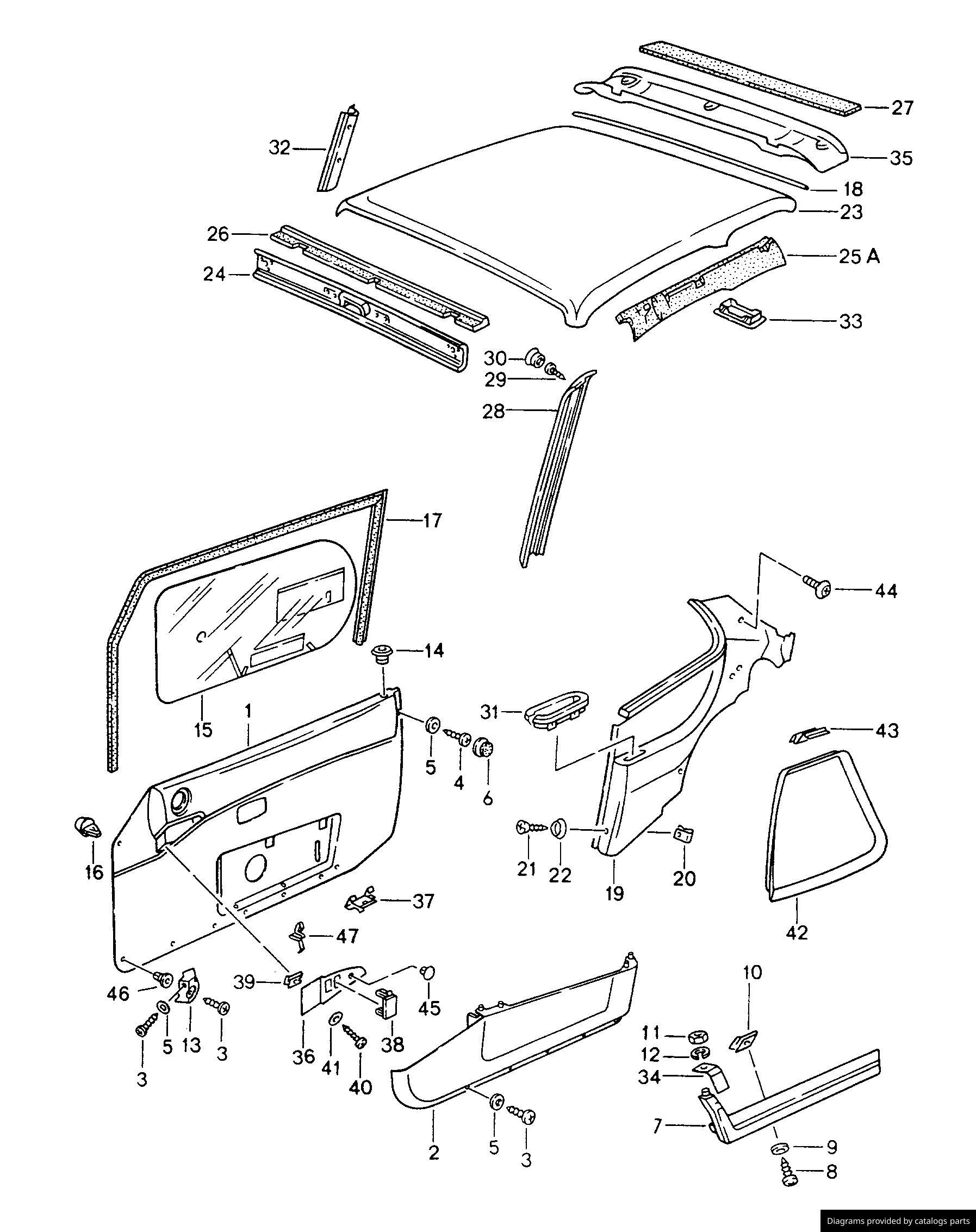 Car part diagram