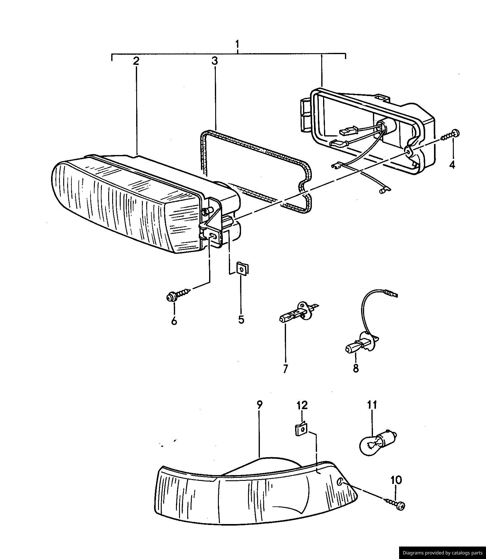 Car part diagram