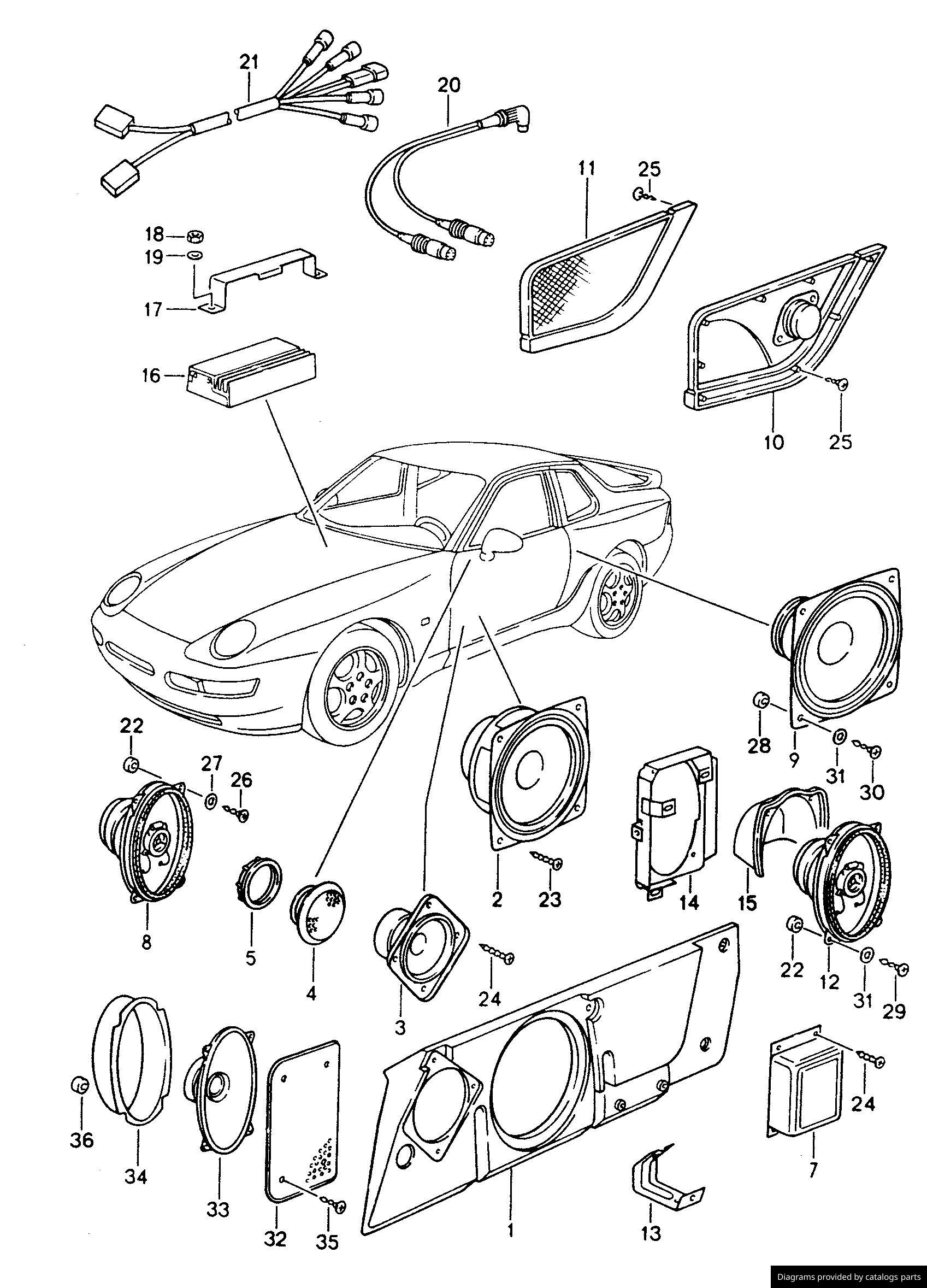 Car part diagram