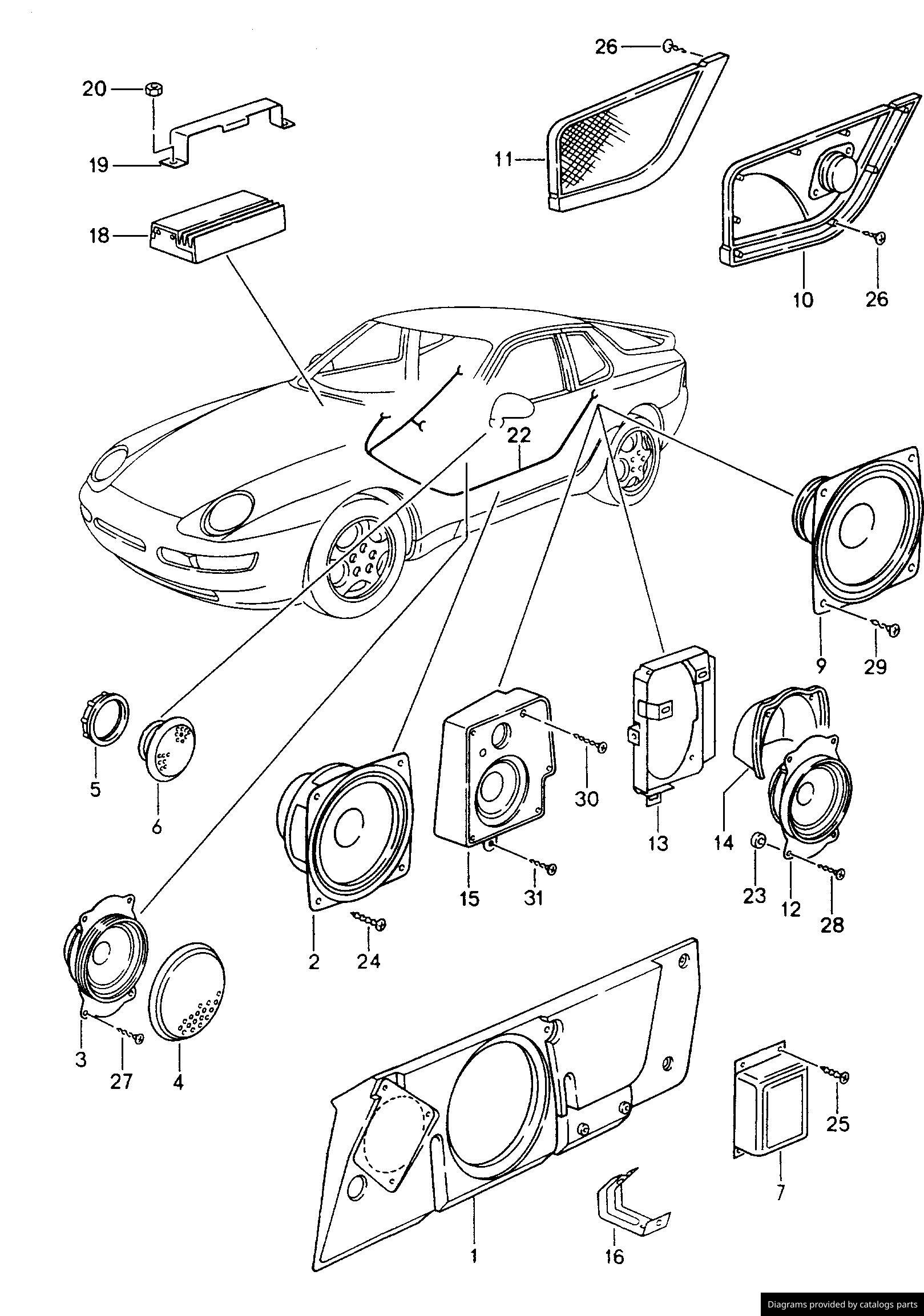 Car part diagram