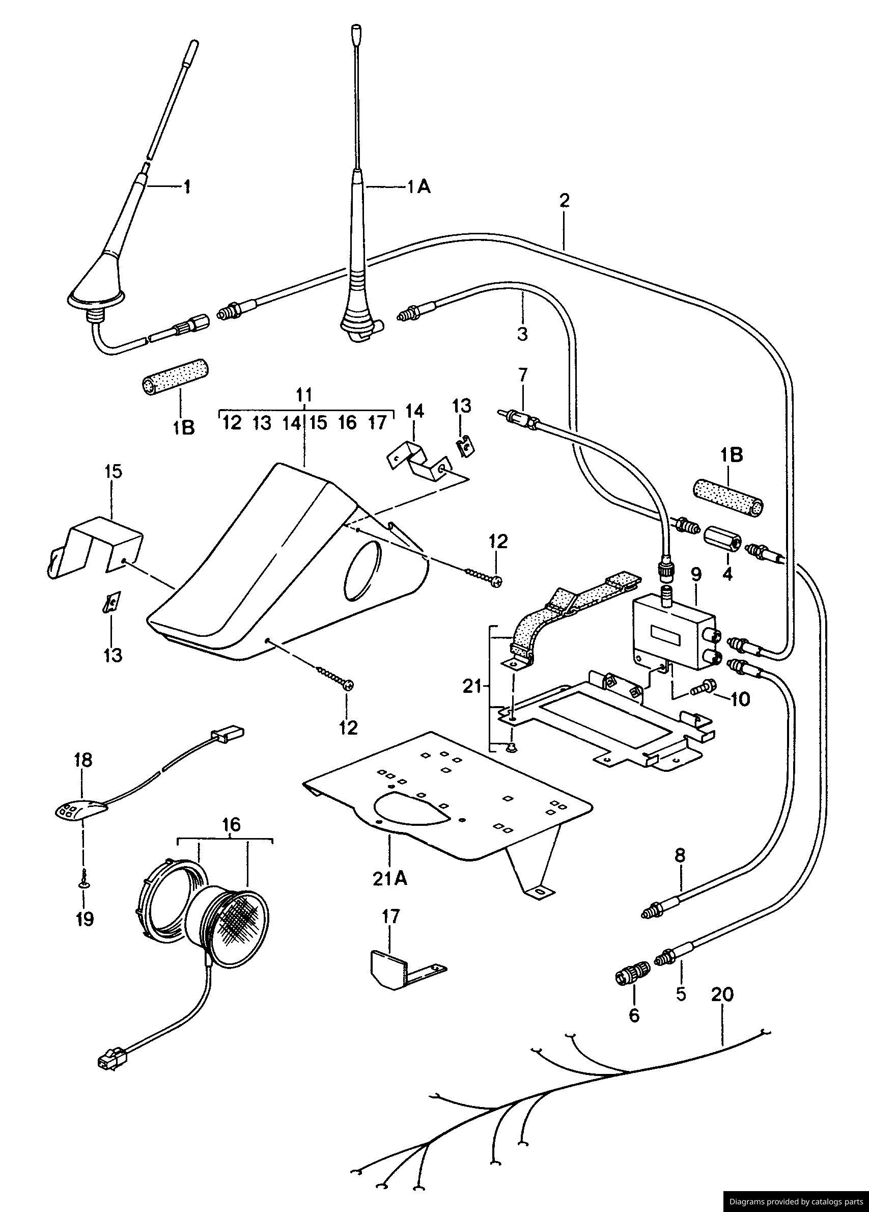 Car part diagram