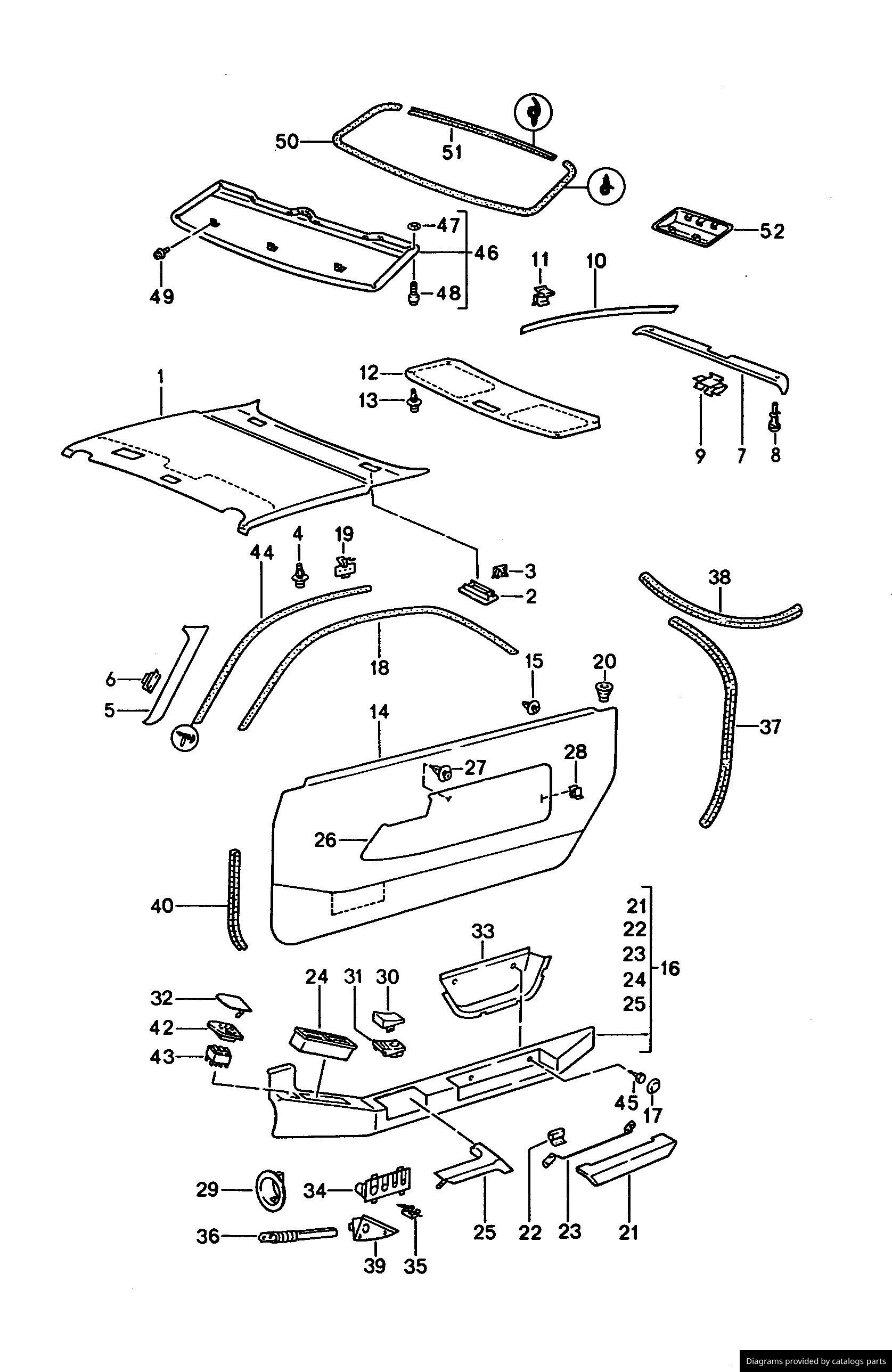 Car part diagram