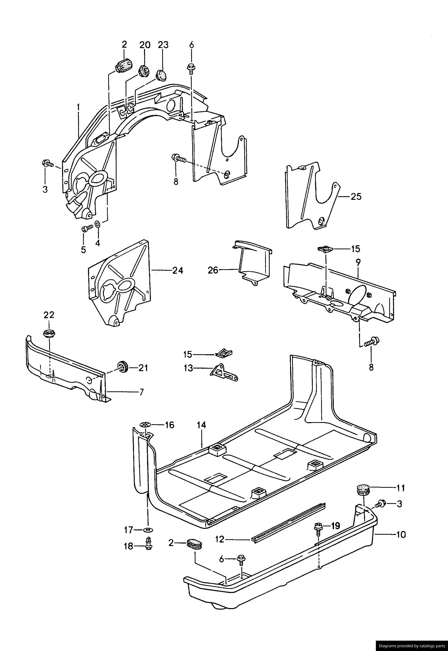 Car part diagram
