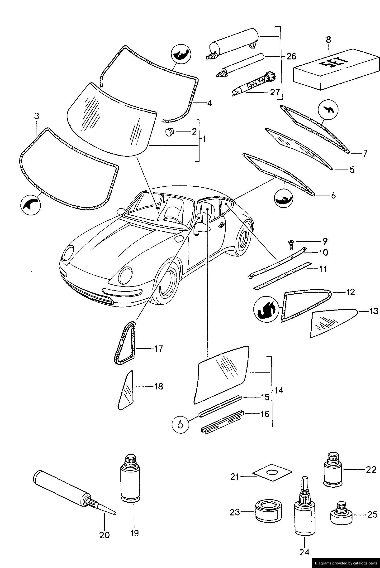 Car part diagram