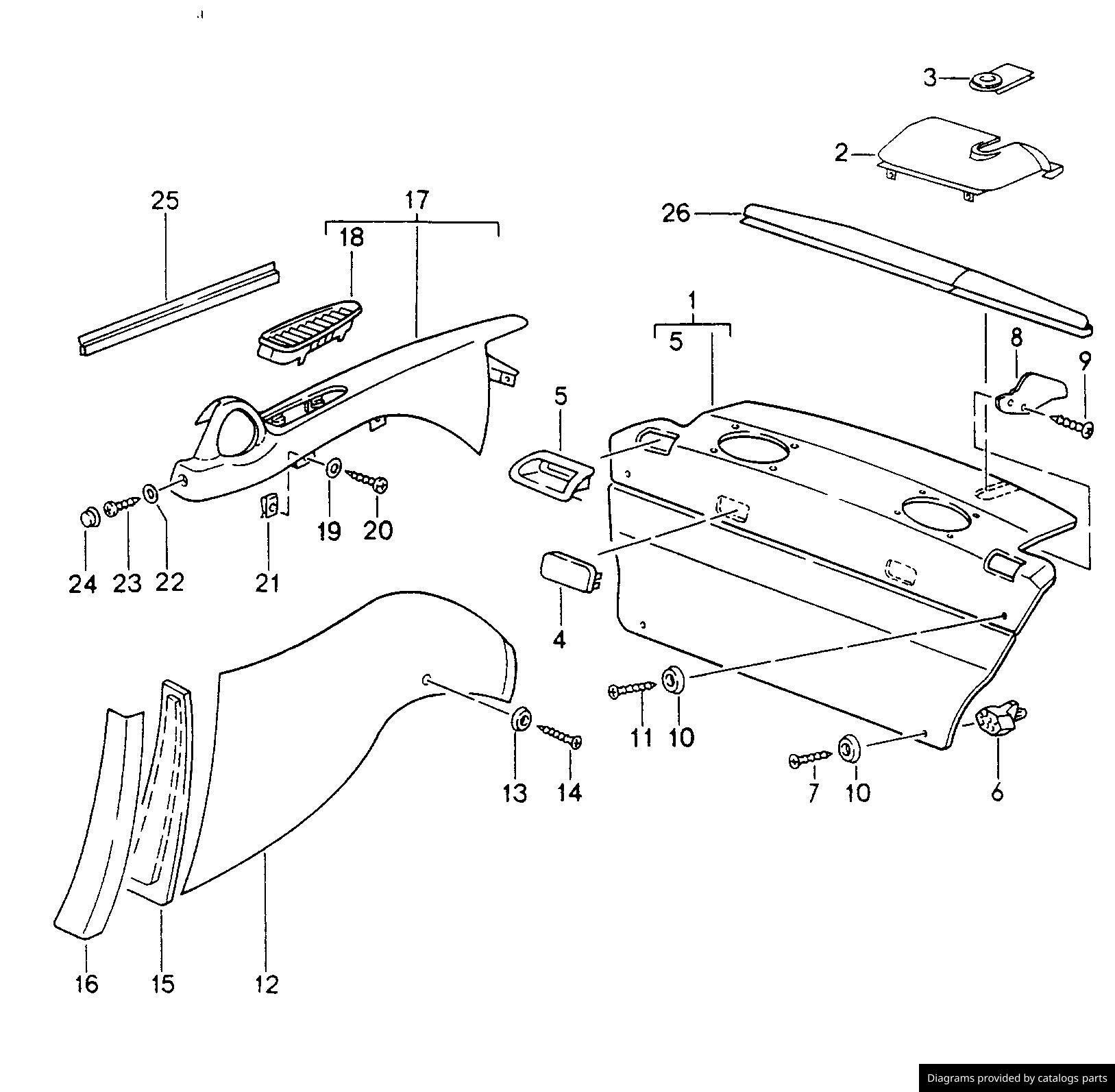Car part diagram