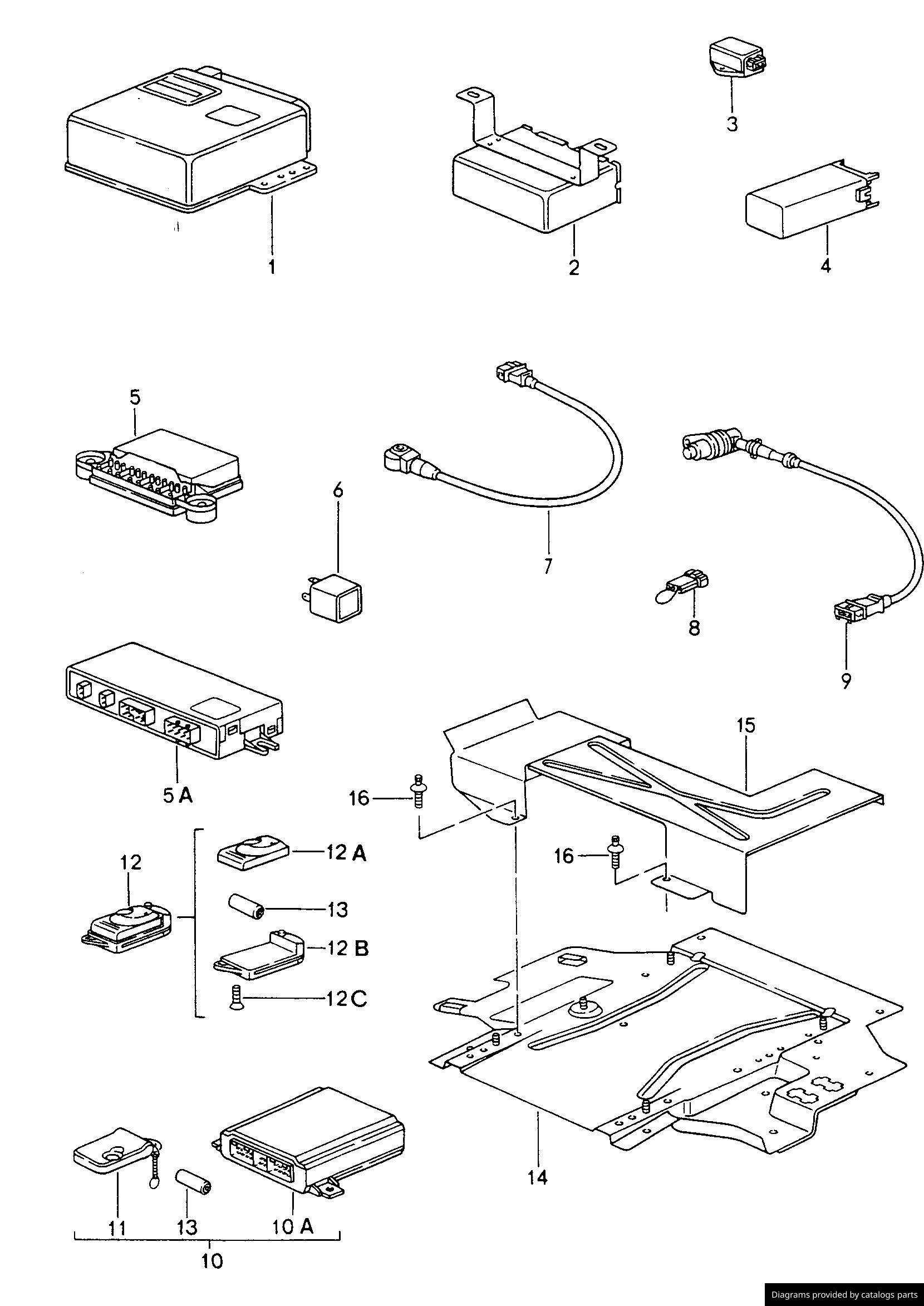 Car part diagram