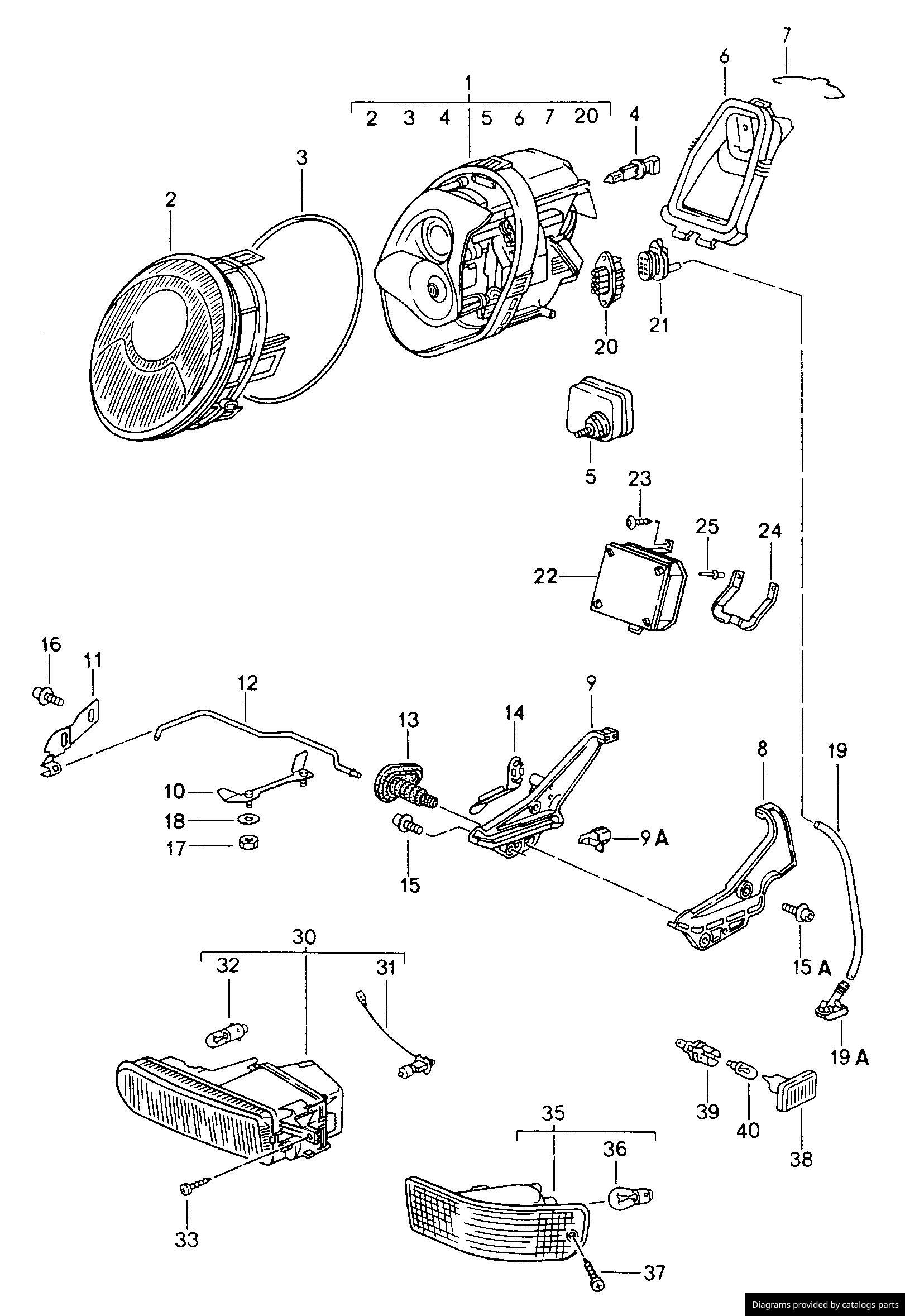 Car part diagram