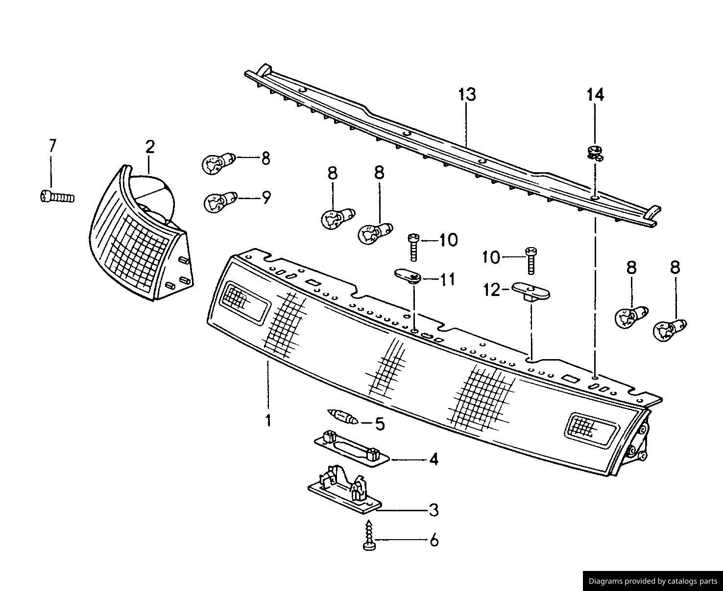 Car part diagram