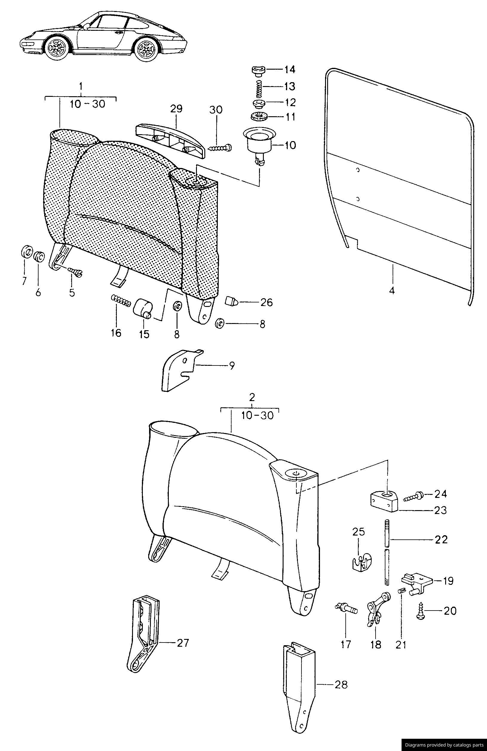 Car part diagram